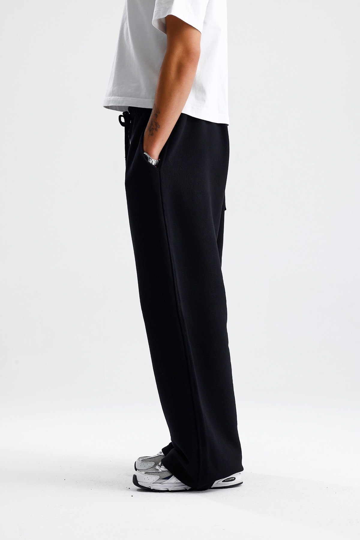Arabic Man İn Bath Nakış Detay Premium Baggy Sweatpant
