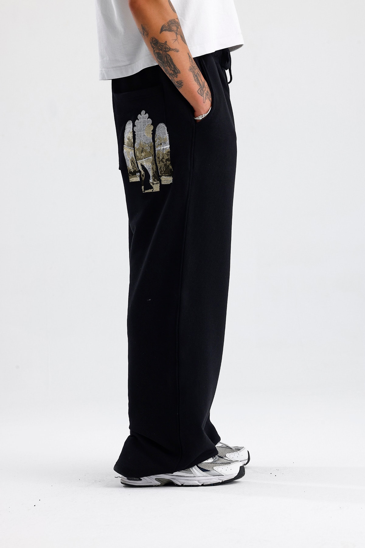 Shadow Man İn Heaven Nakış Detay Premium Baggy Sweatpant