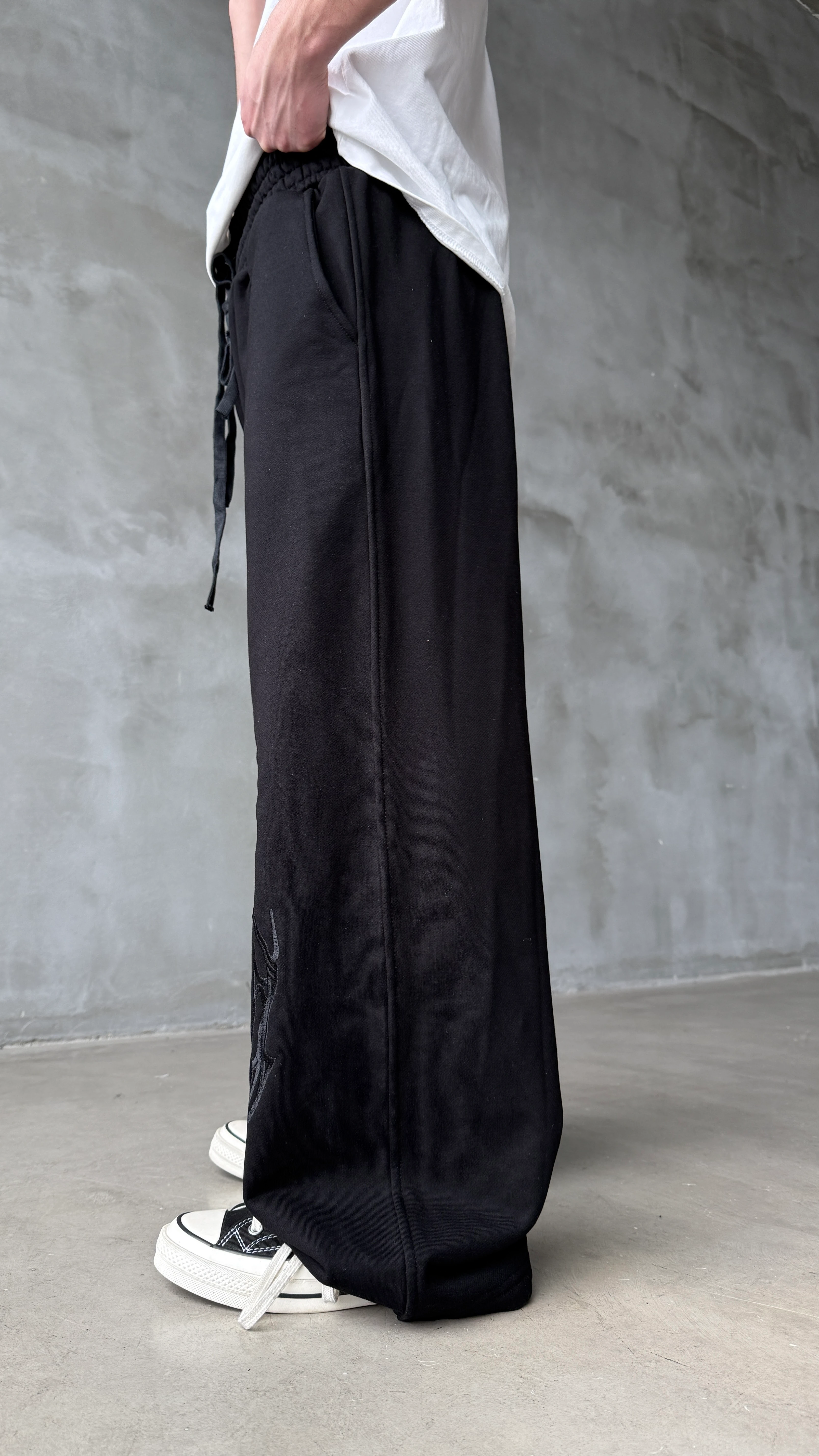 Lightning Nakış Detey Premium Baggy Sweatpant 