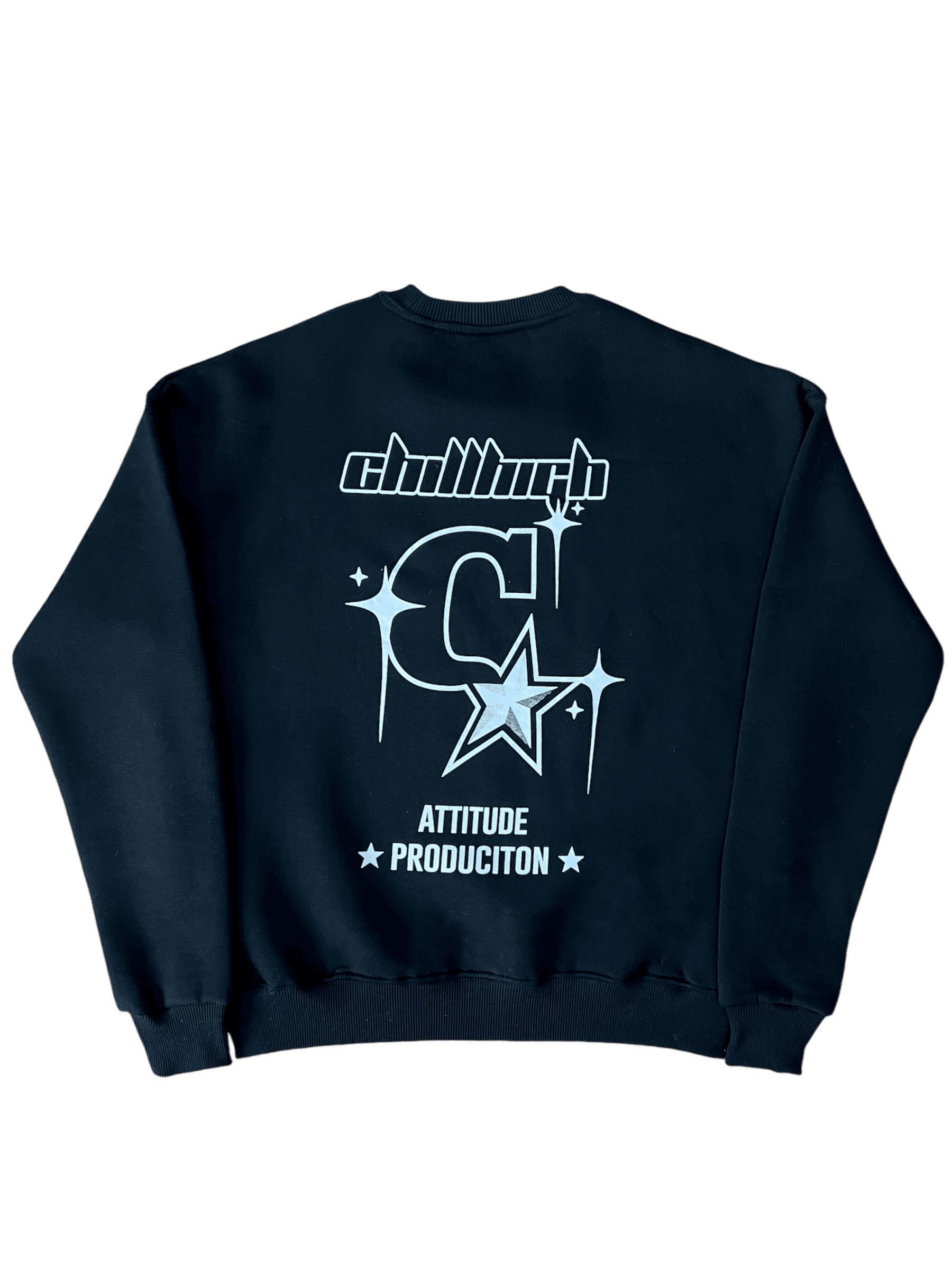 Chillhigh Black Oversize Sweatshirt