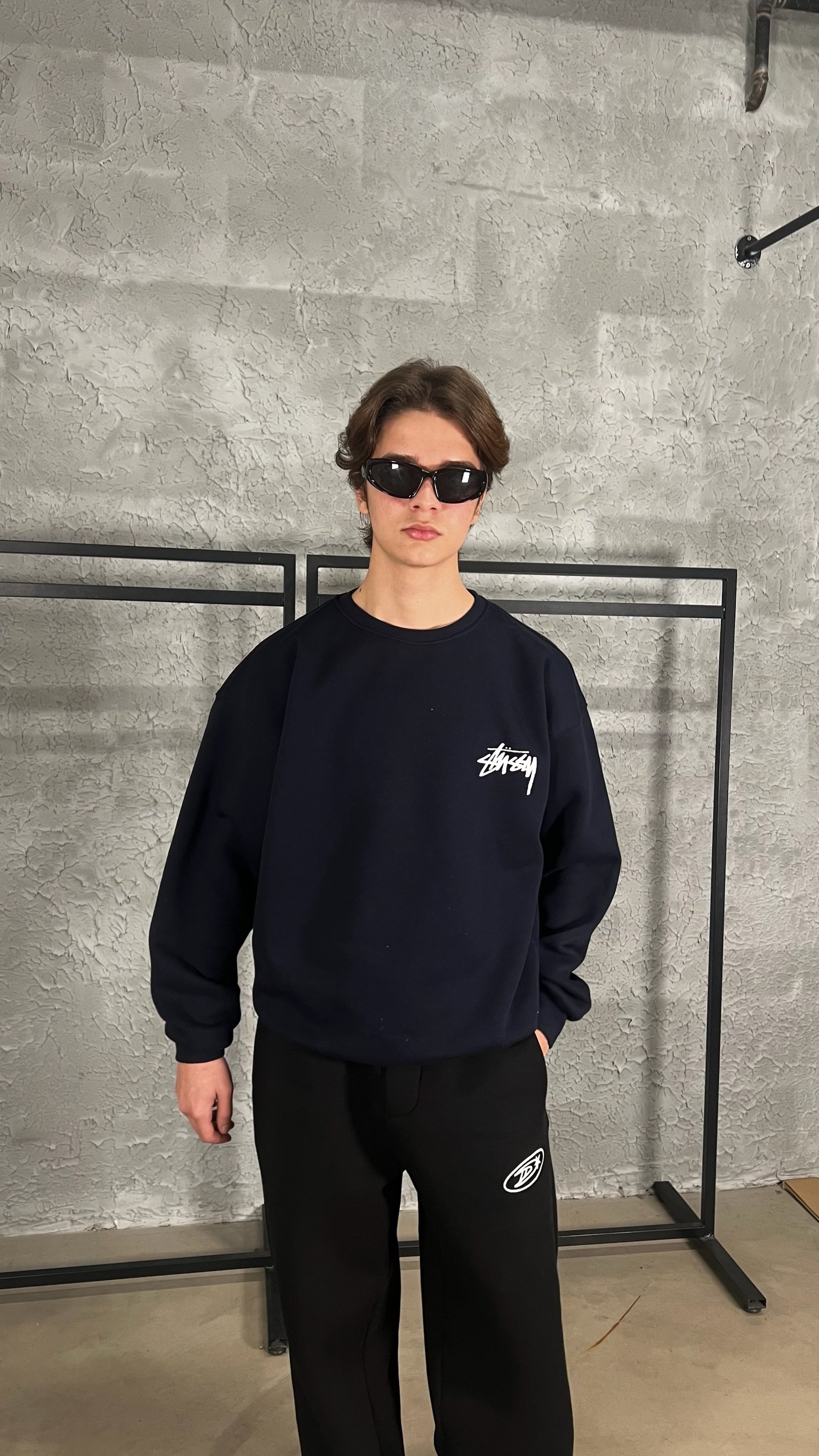 Koyu Lacivert S x N Oversize Sweatshirt 