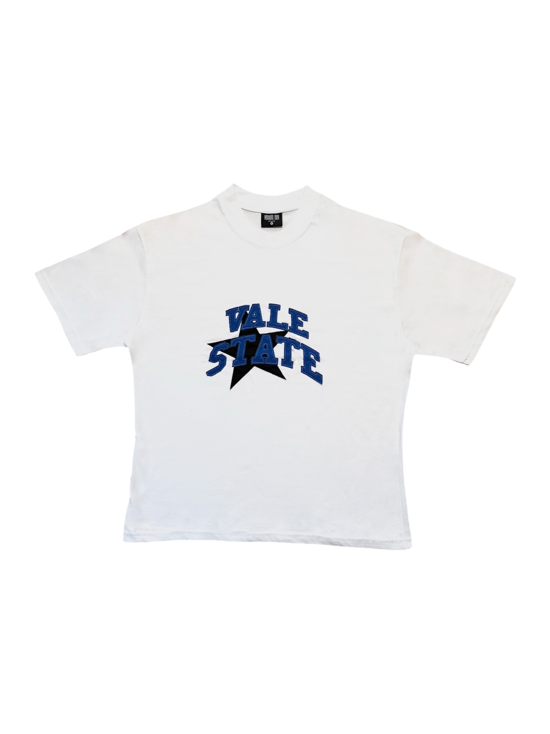 White Vale Patchwork Oversize Tişört 