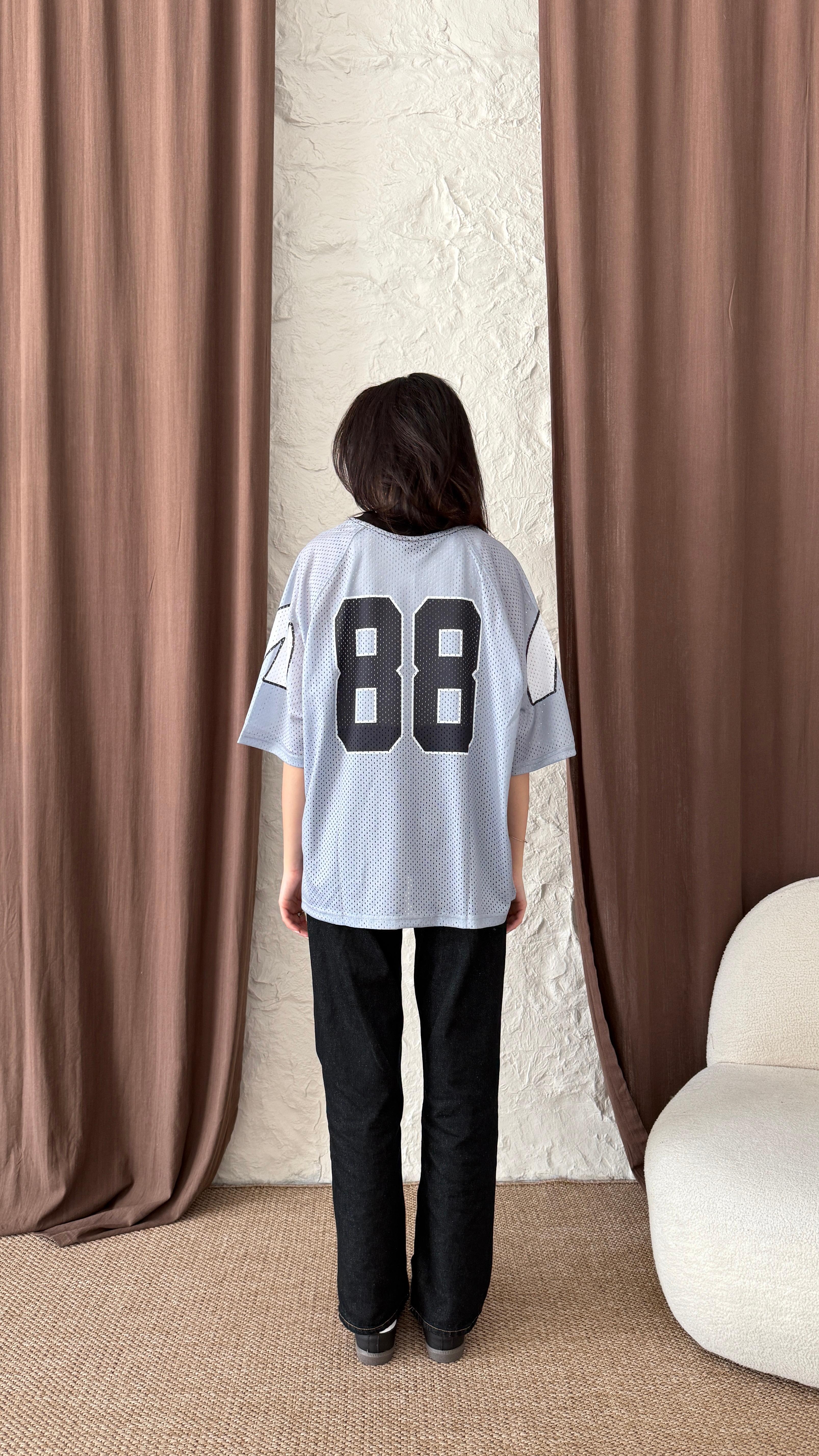 Northbound Gri Fileli Oversize Forma 