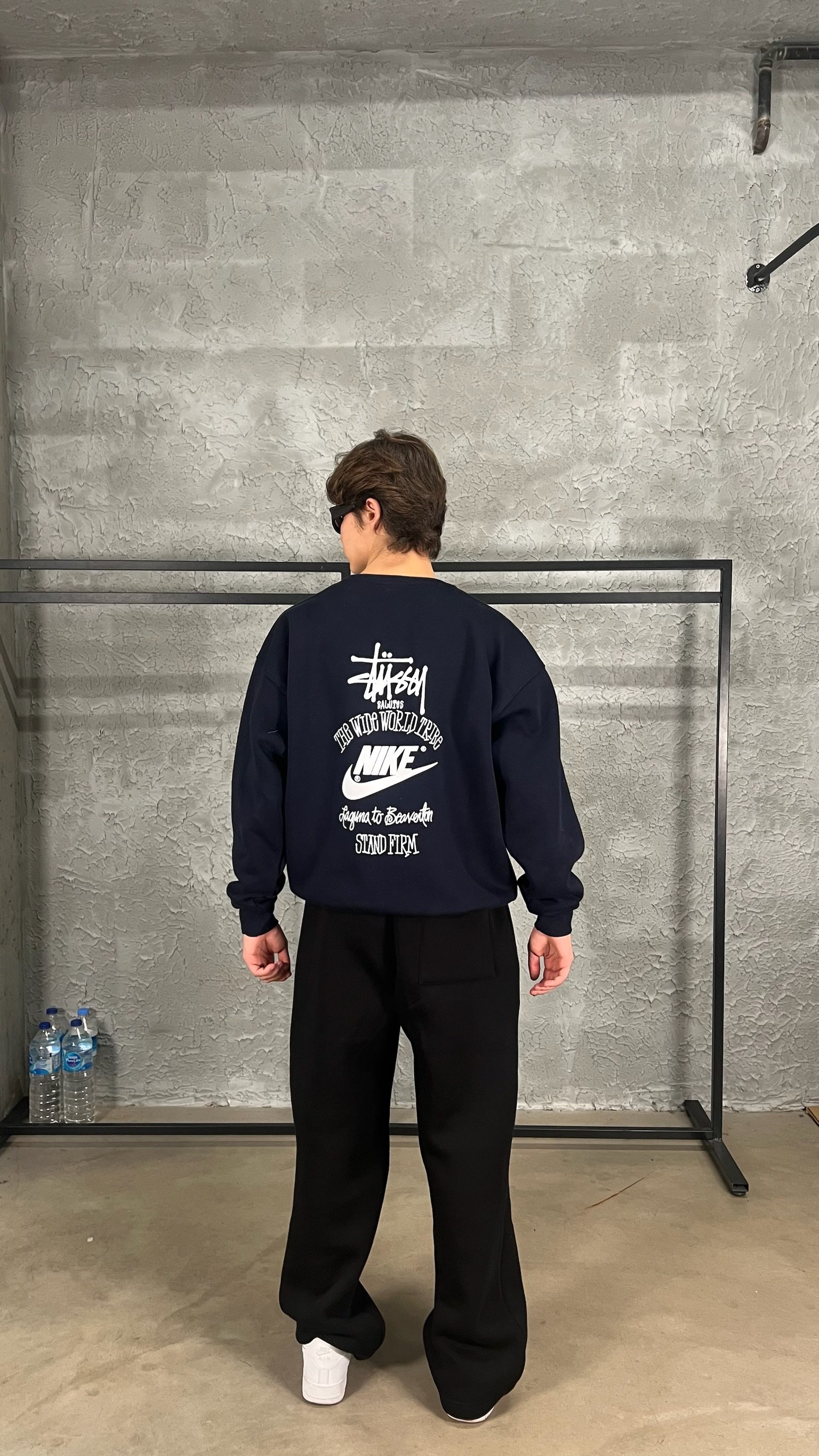 Koyu Lacivert S x N Oversize Sweatshirt 