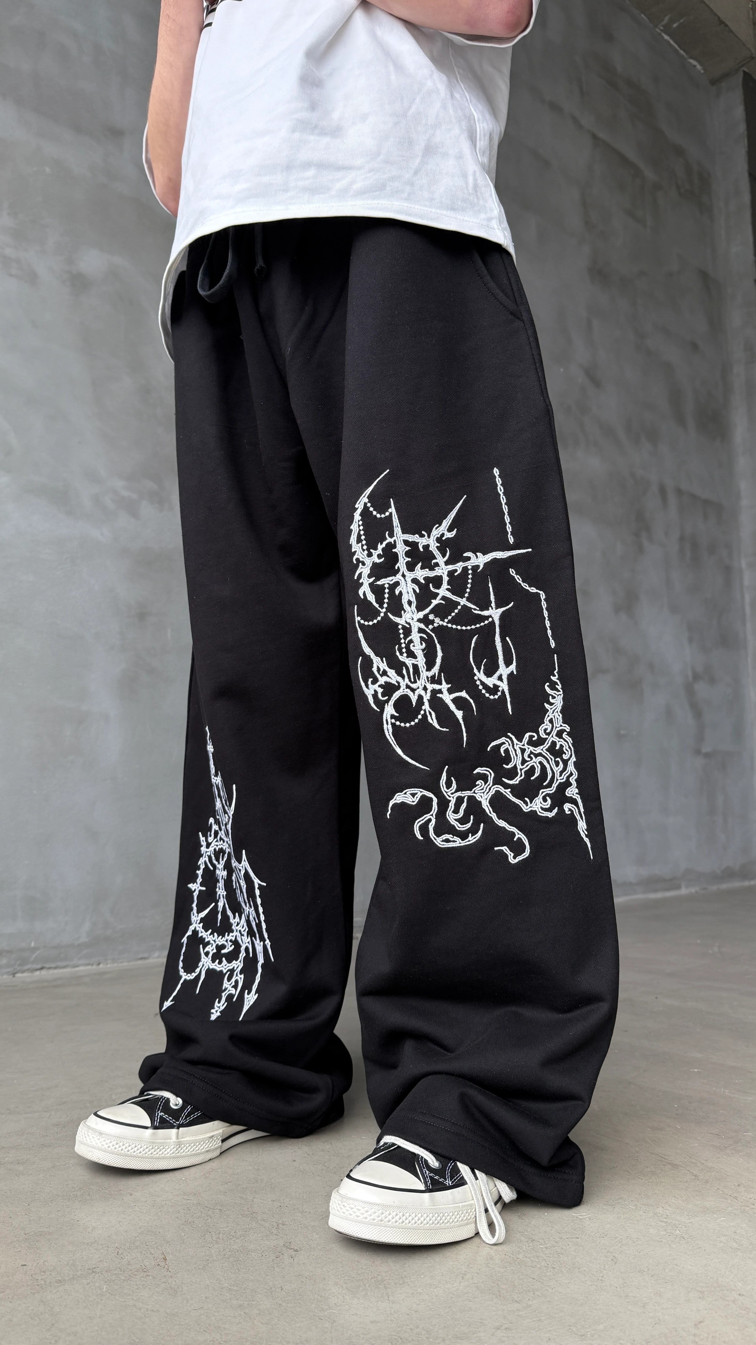 Dreamcatcher Nakış Detay Premium Baggy Sweatpant 