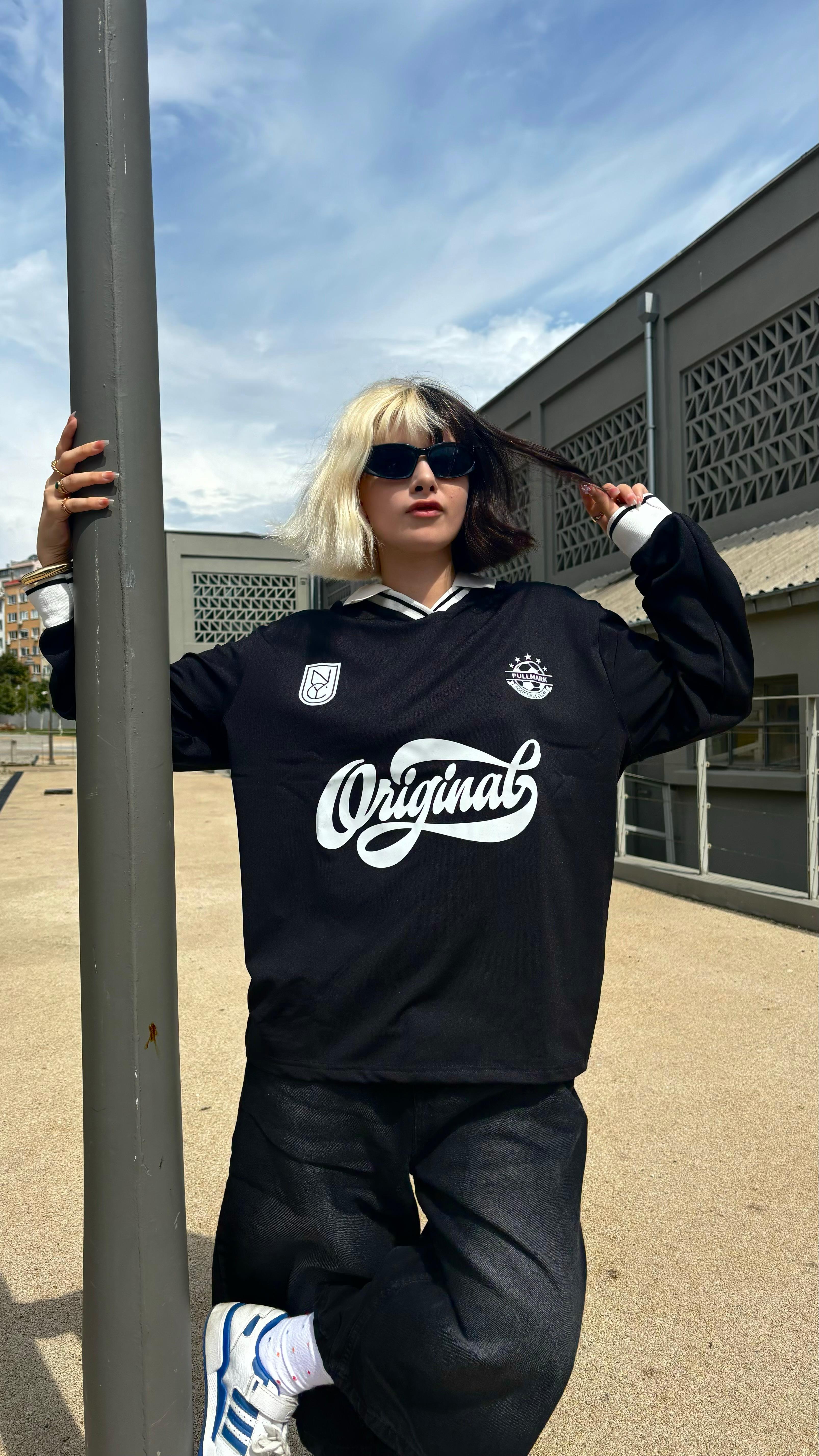 Black FC Oversize Long Sleeve Forma 