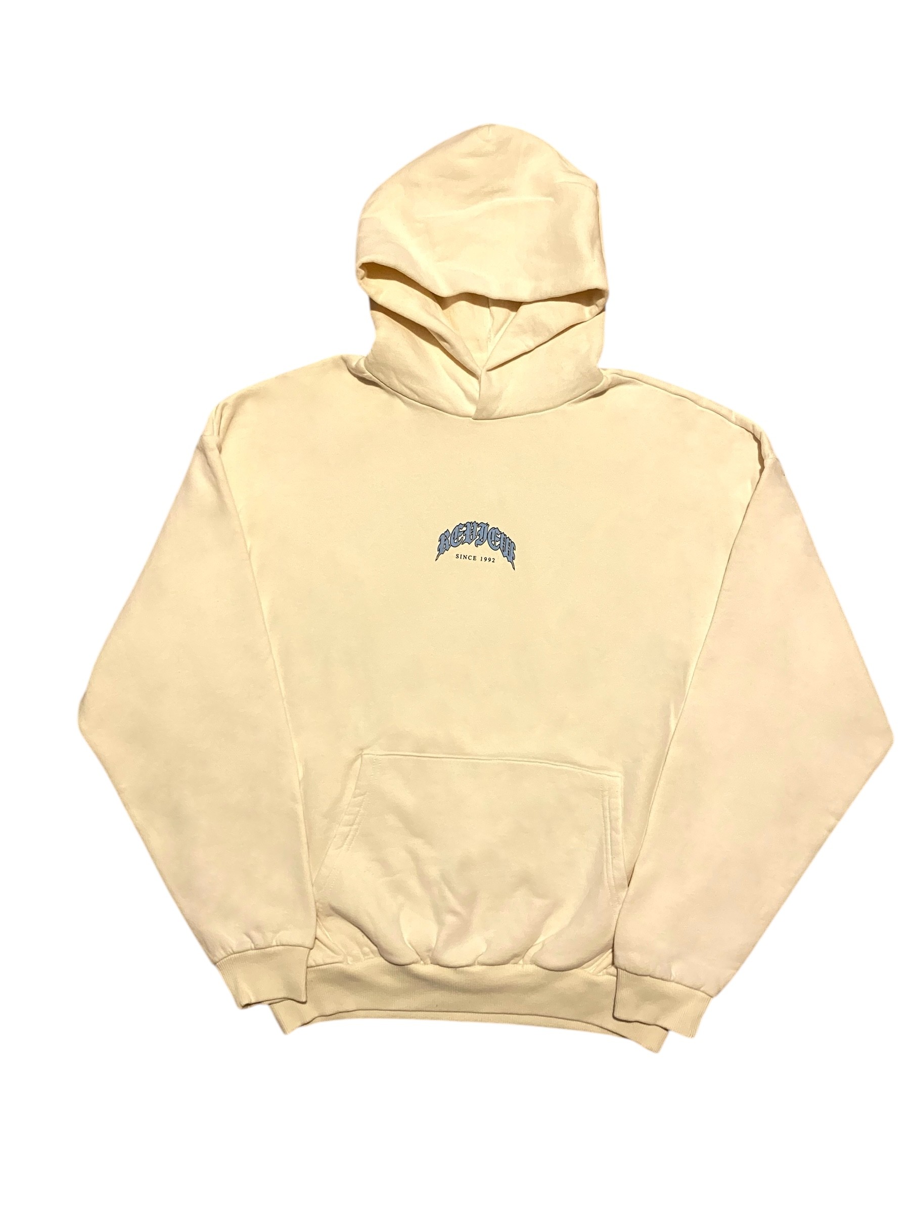 RW Krem Old School Oversize Hoodie 