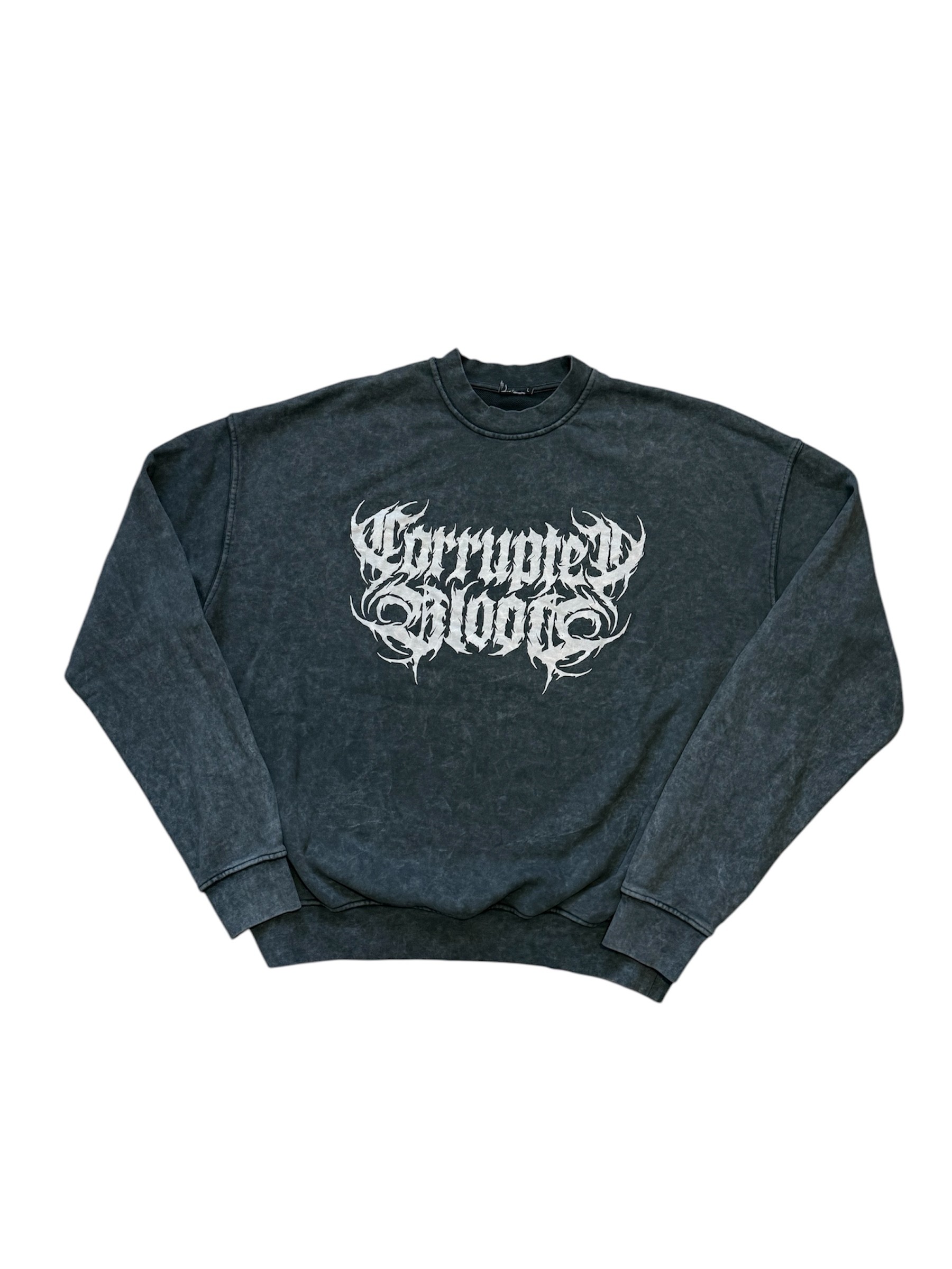 Blood Asit Yıkamalı Premium Oversize Sweatshirt 
