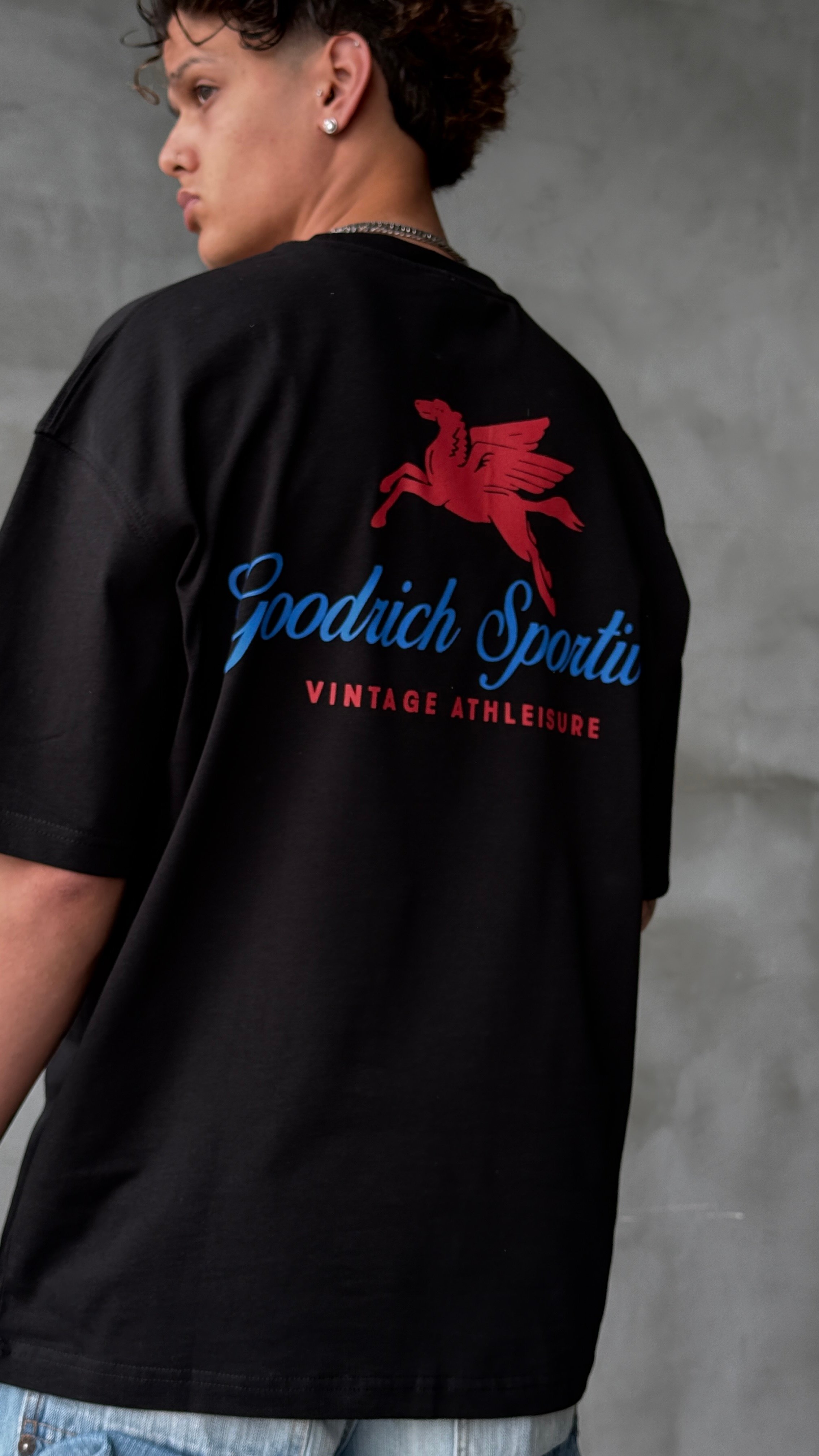 Goodrich Siyah Oversize Tişört 