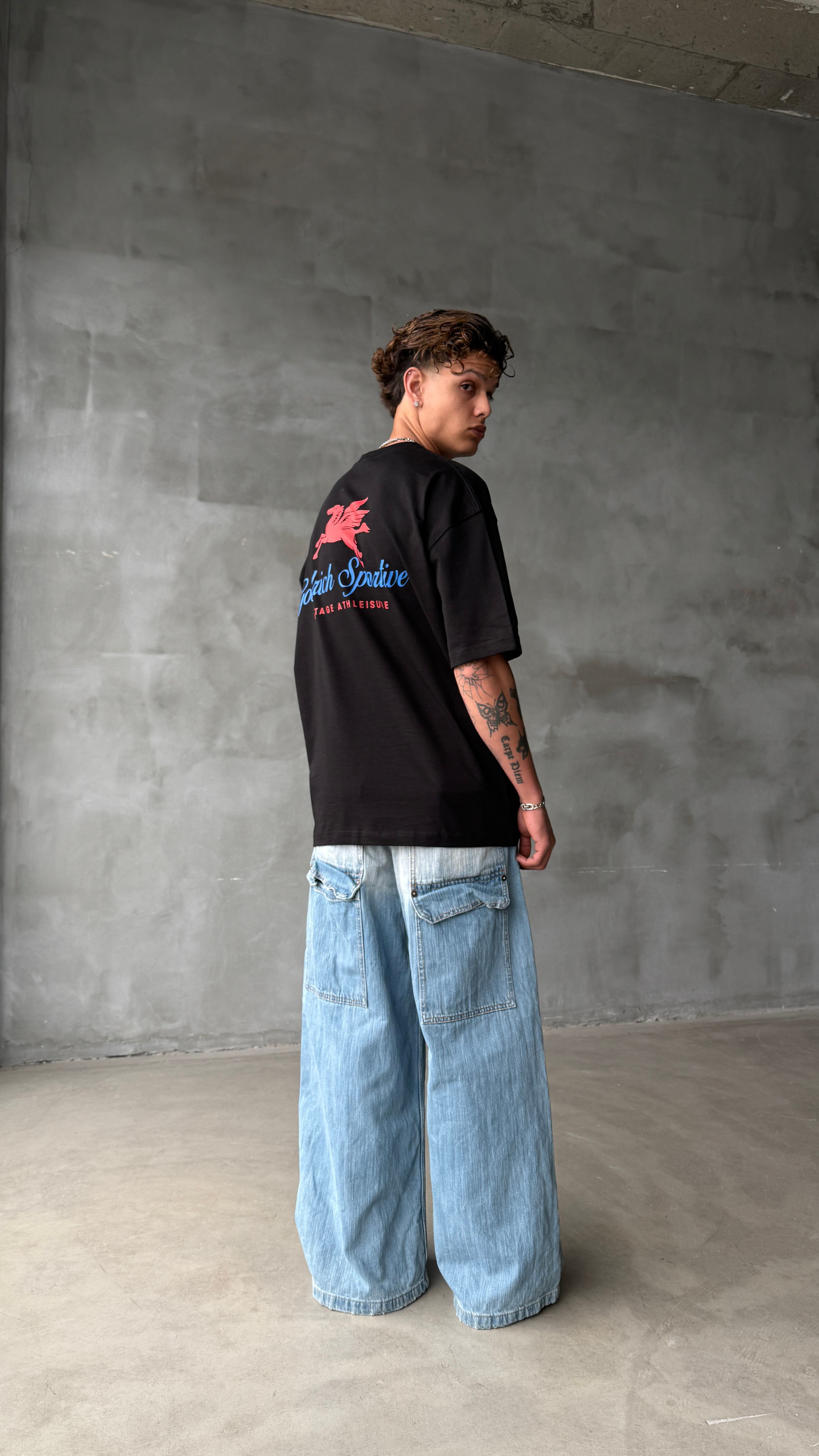 Goodrich Siyah Oversize Tişört 
