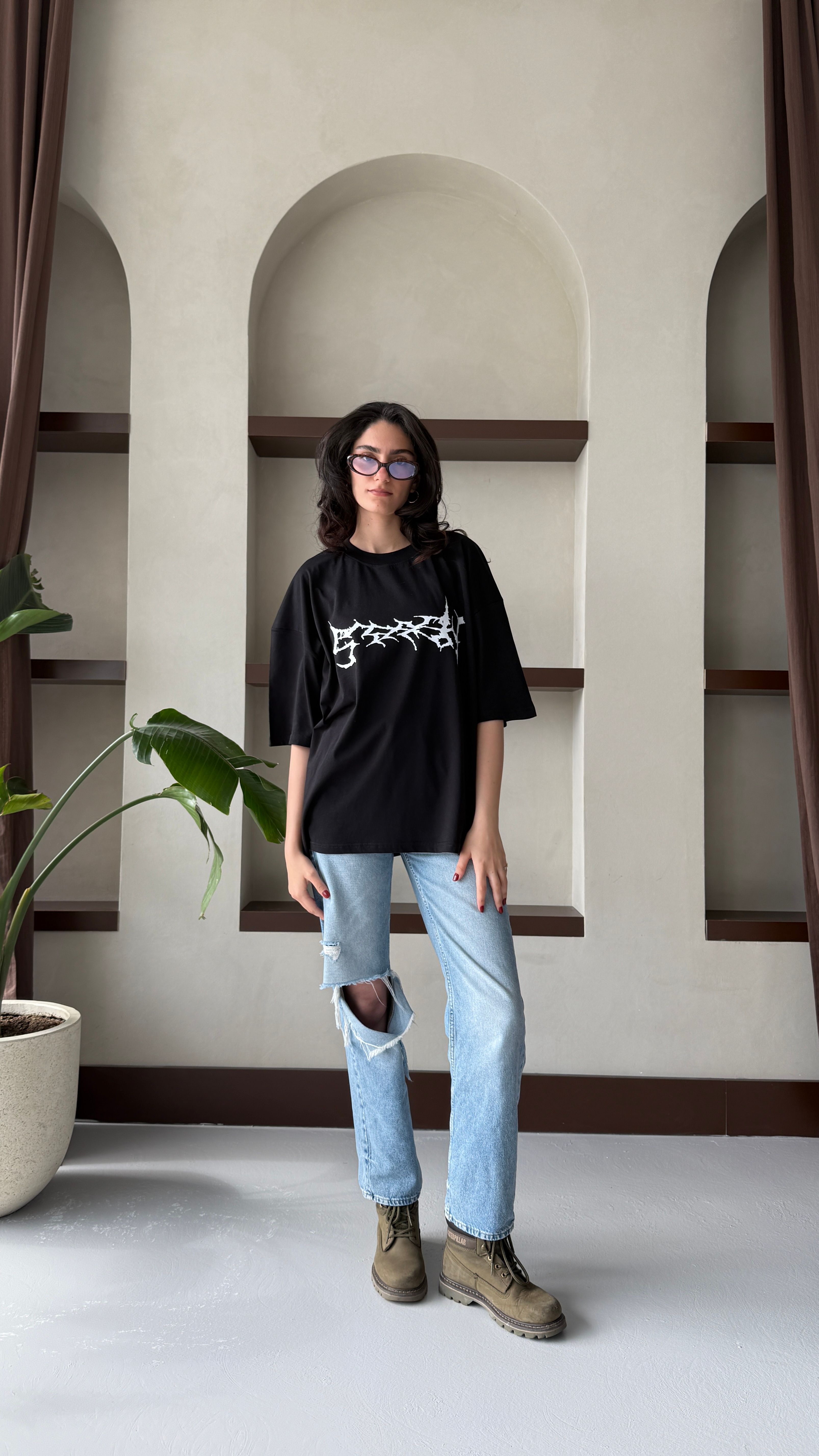 Black Secret Oversize Tişört 