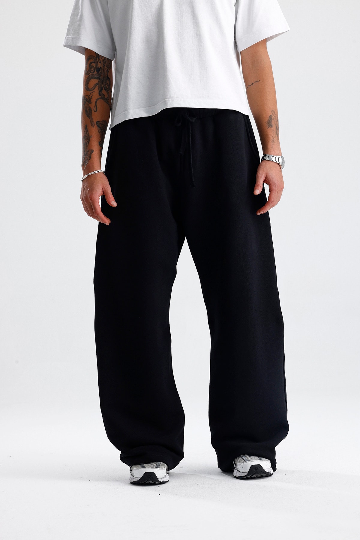 Arabic Man İn Bath Nakış Detay Premium Baggy Sweatpant