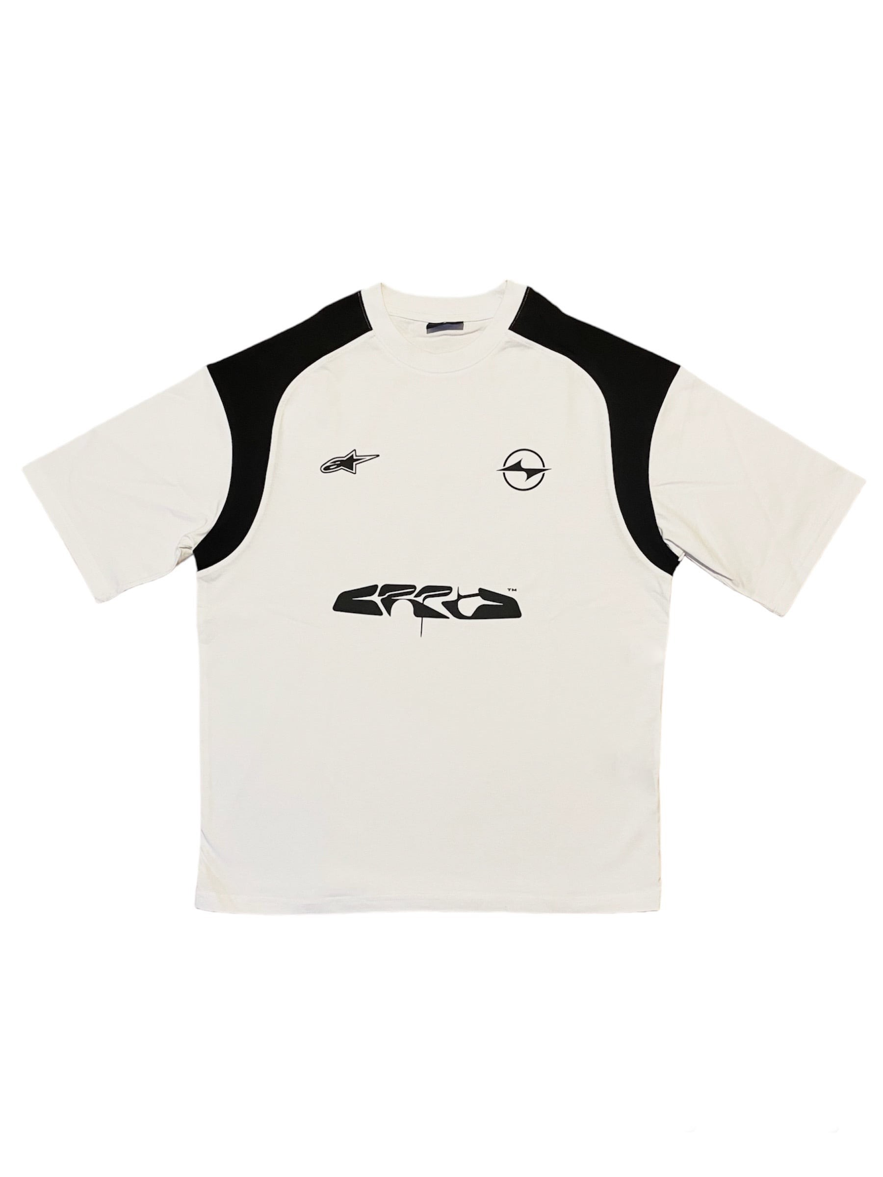 White Jersey Oversize Tişört 