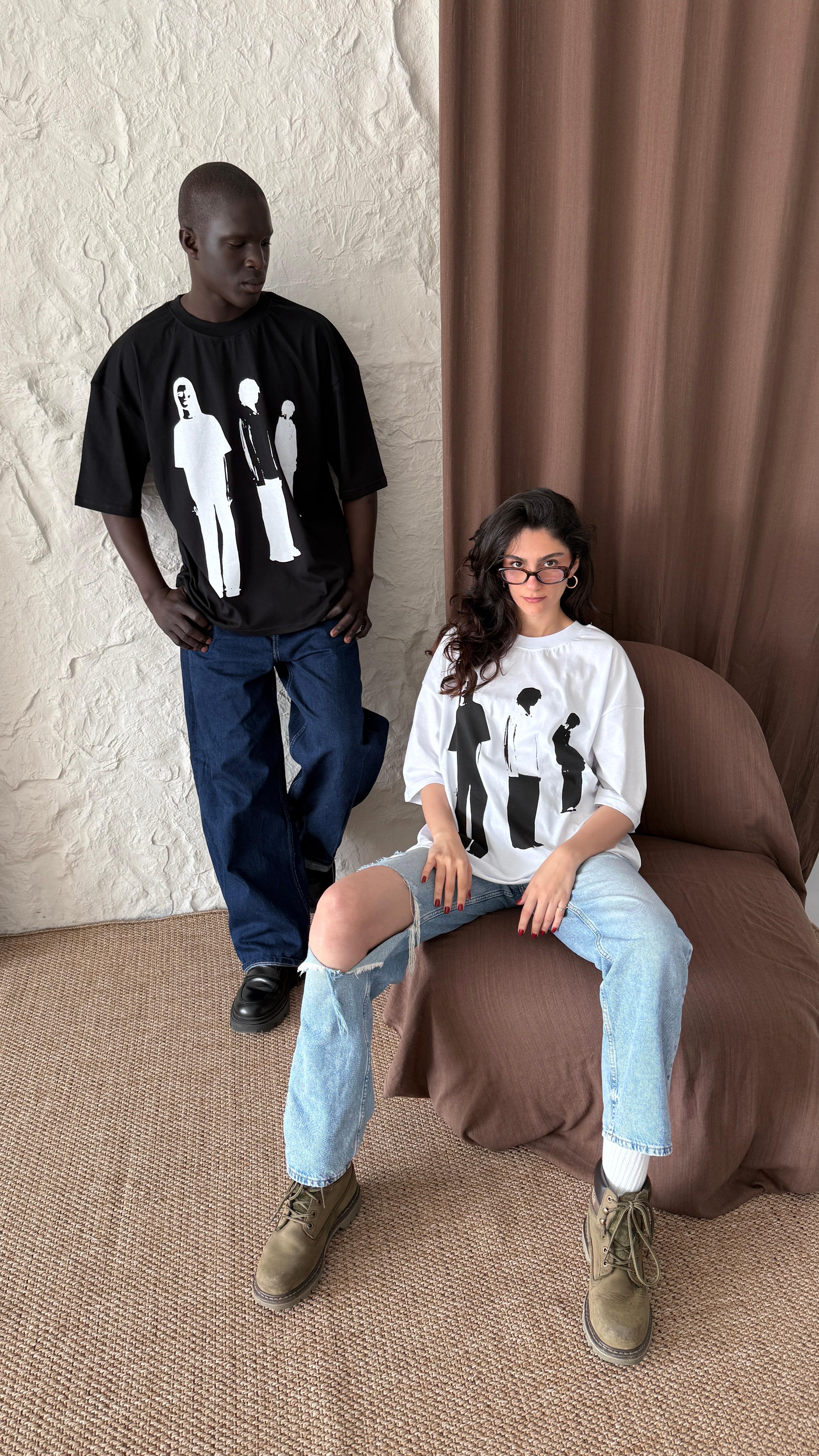 Black İnferno Oversize Tişört 