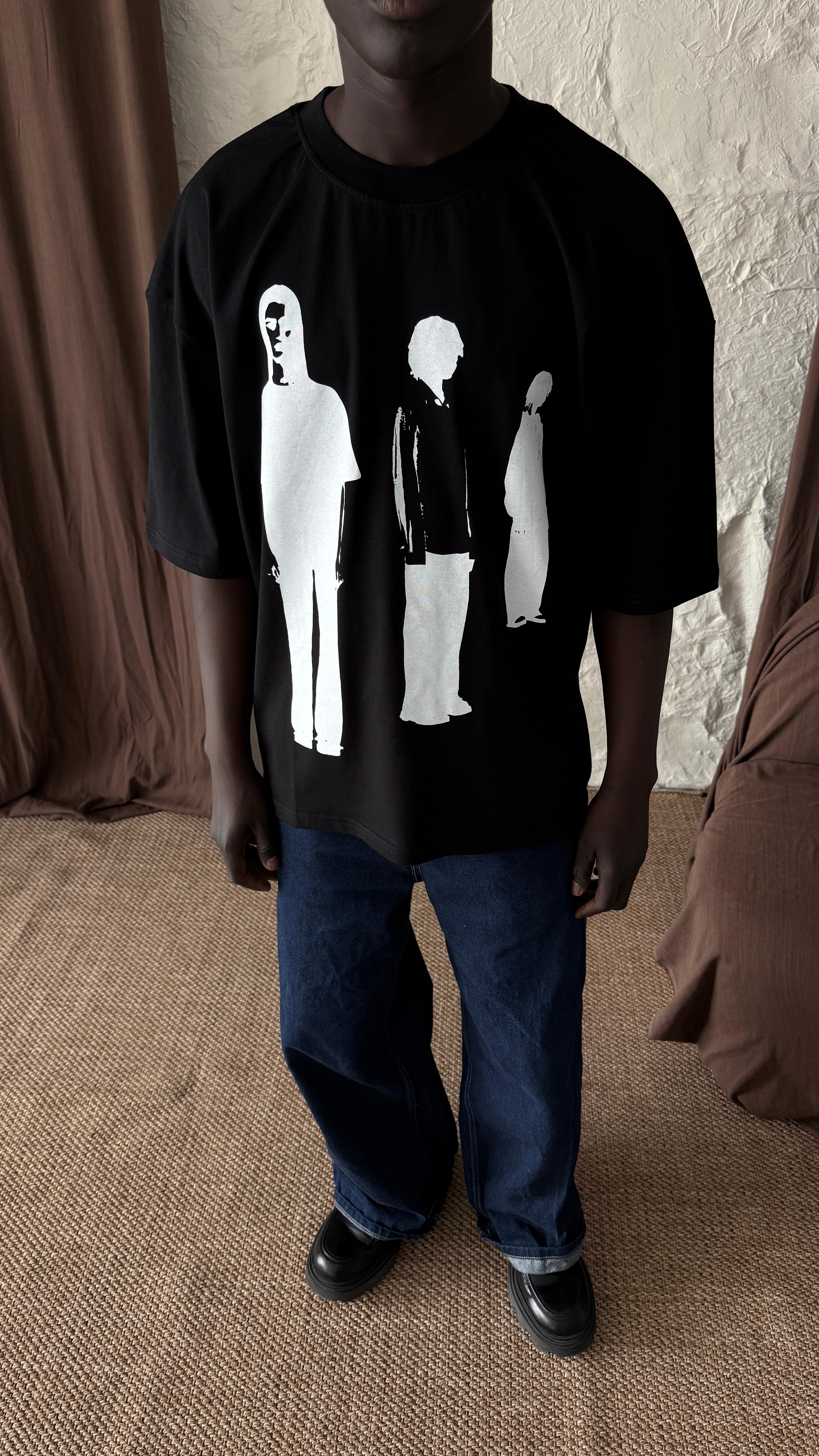 Black İnferno Oversize Tişört 