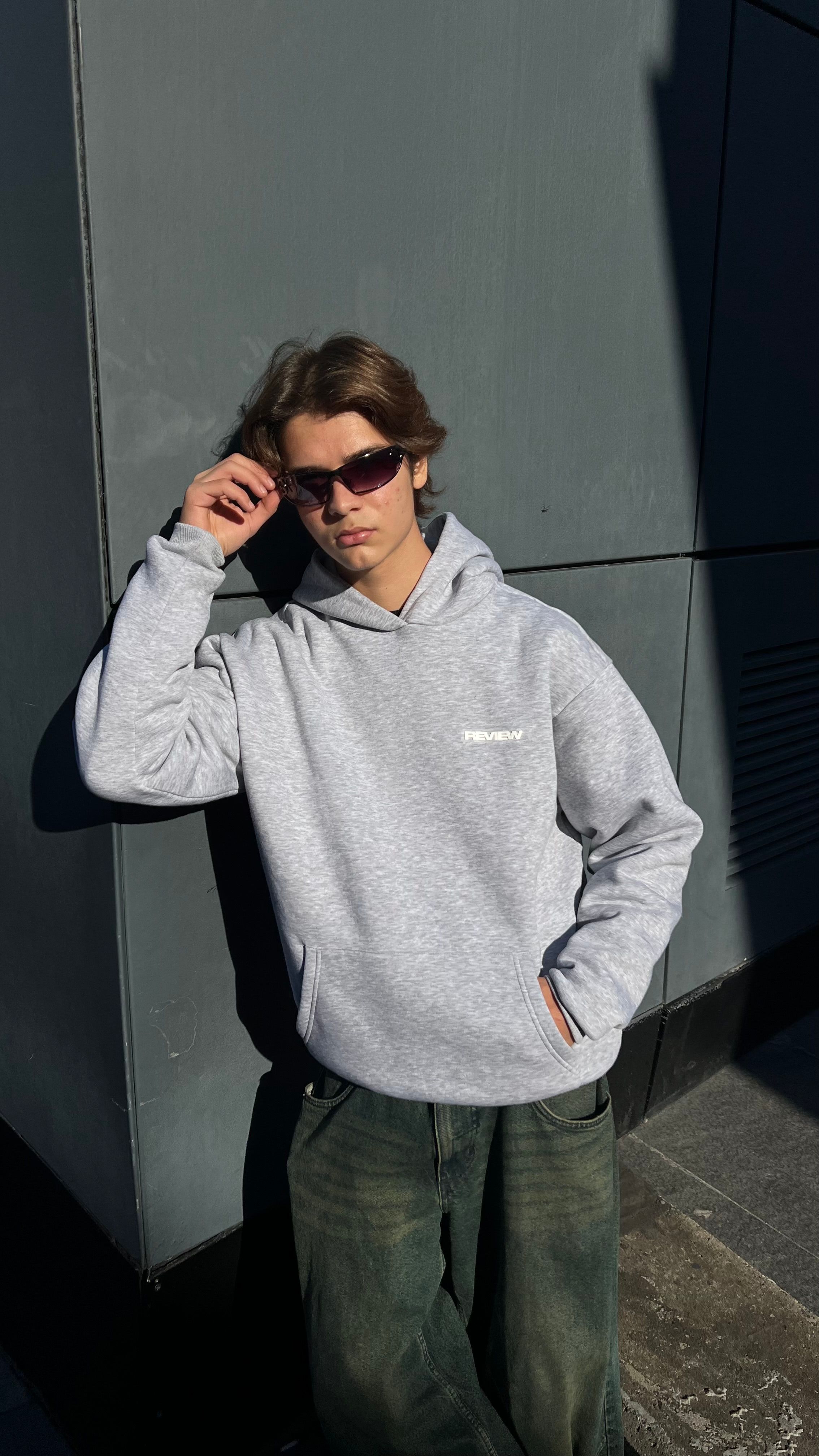 RW Grey Premium Oversize Hoodie 