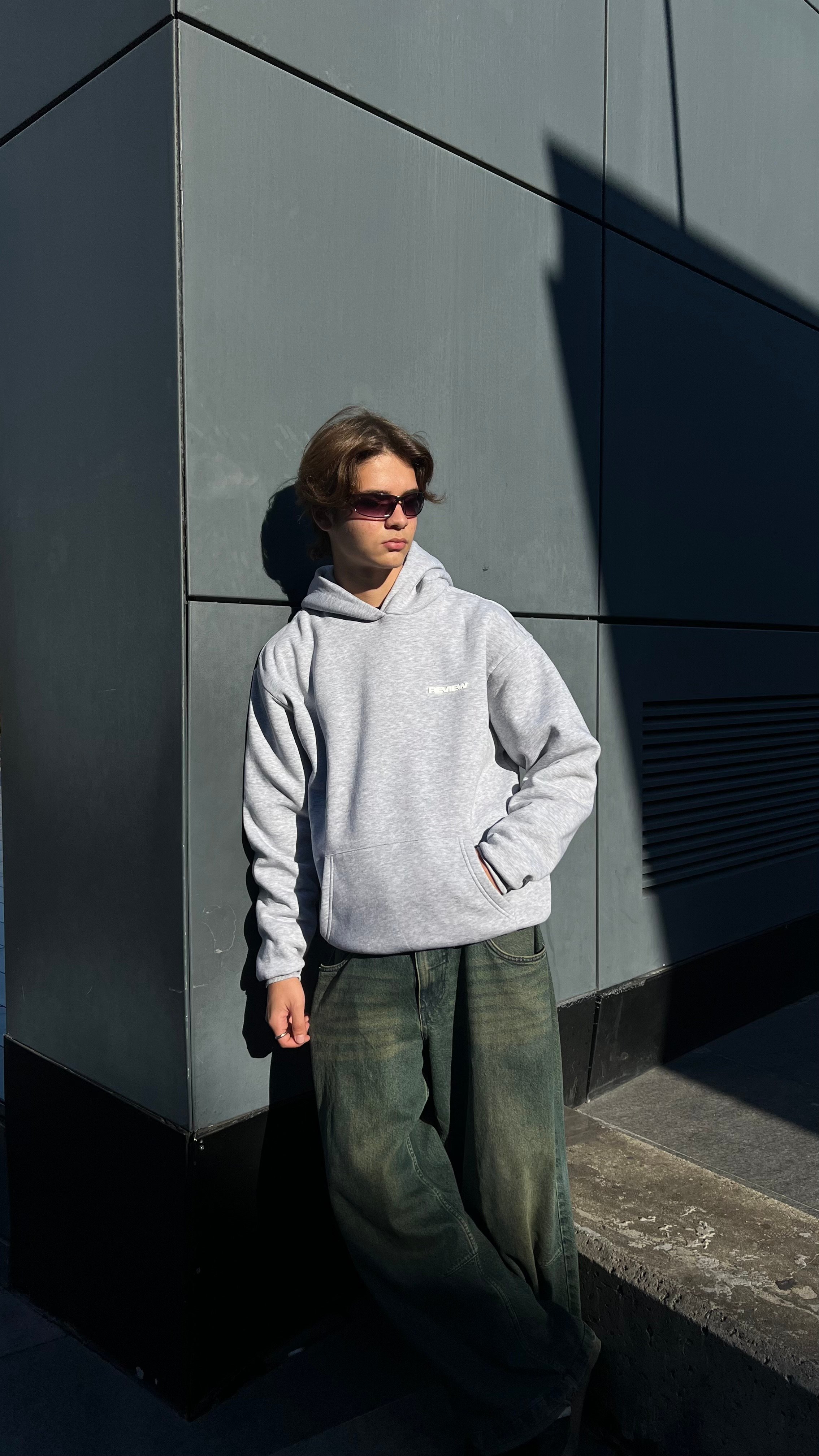 RW Grey Premium Oversize Hoodie 