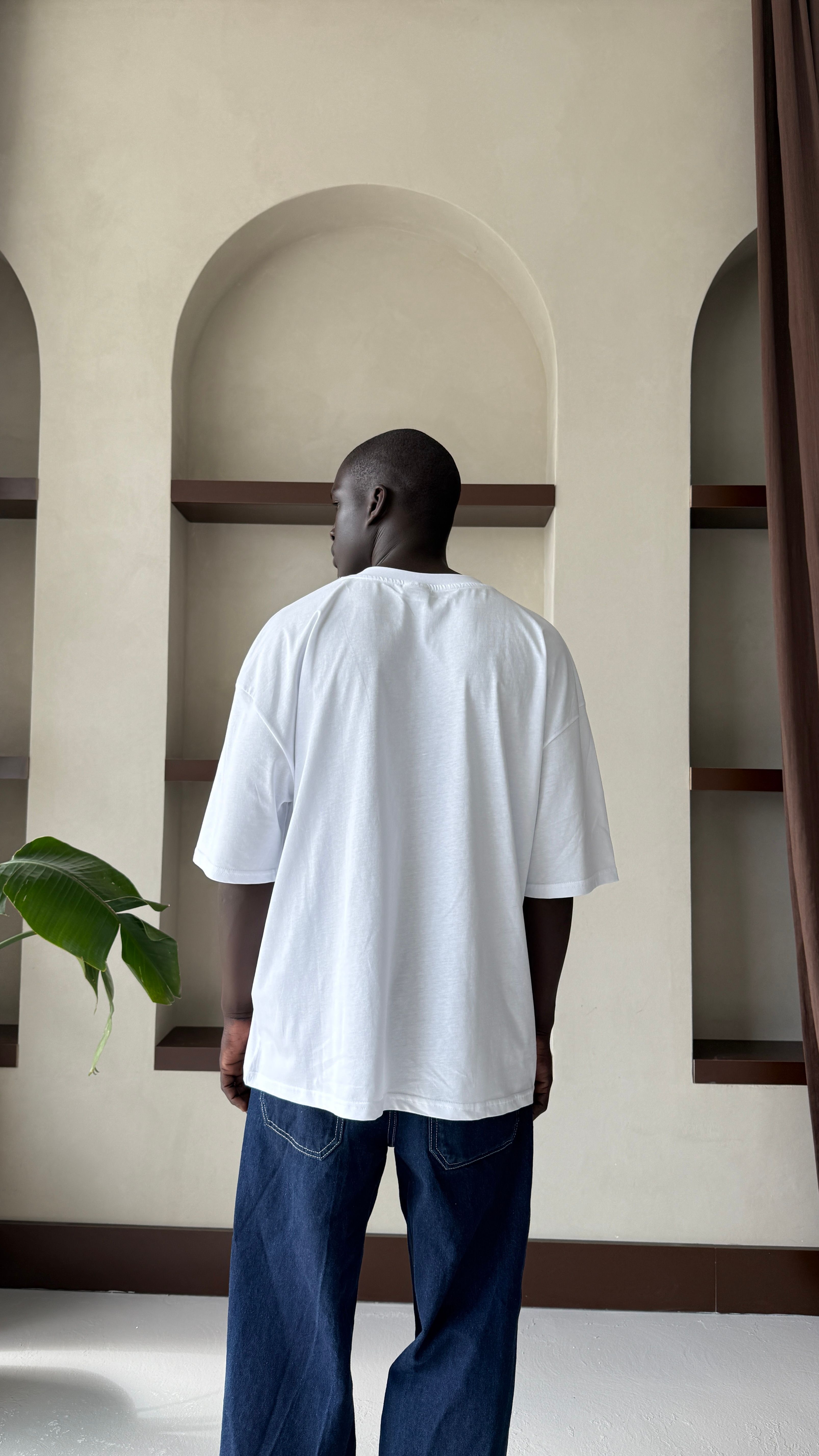 White Secret Oversize Tişört 