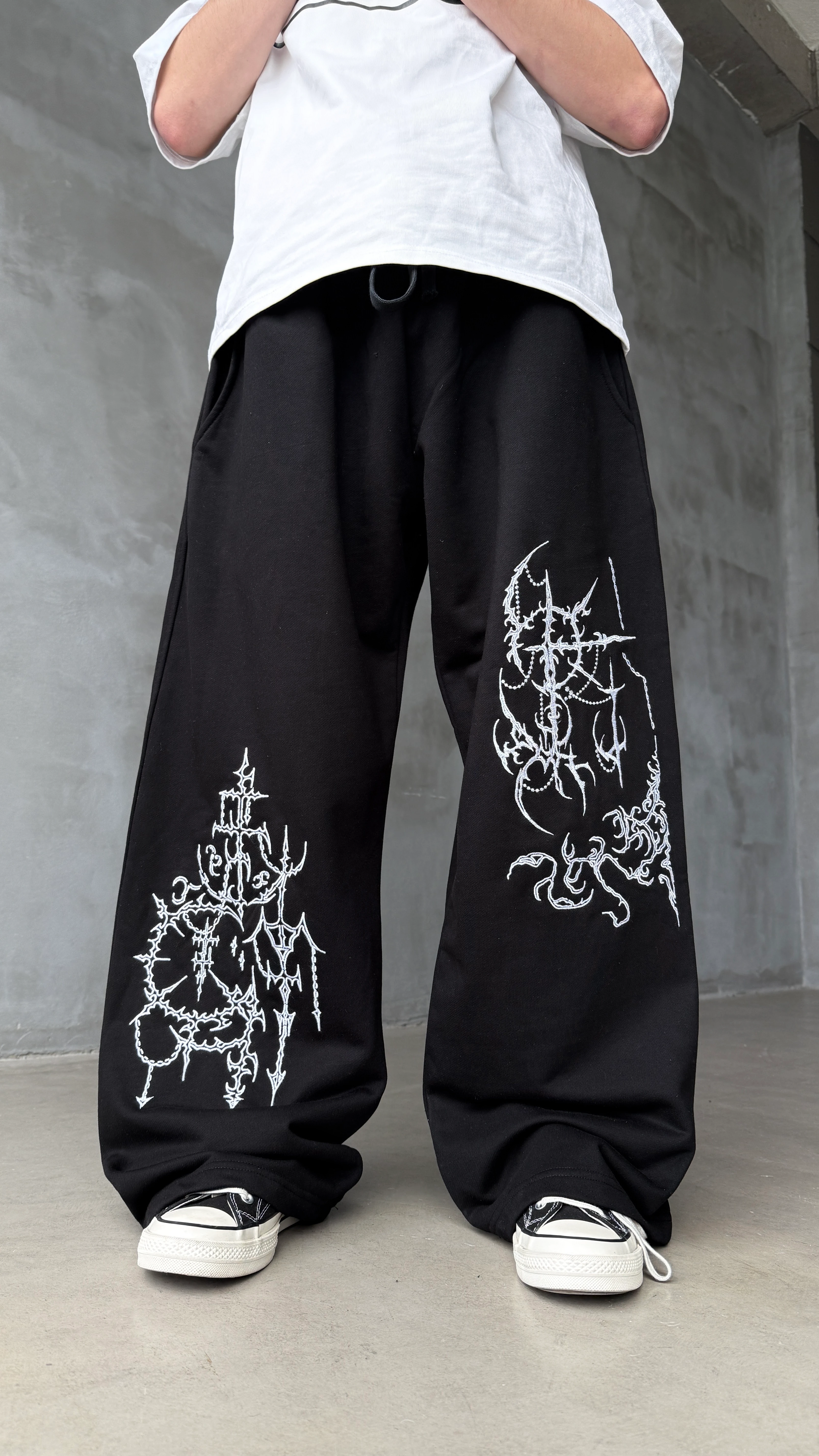 Dreamcatcher Nakış Detay Premium Baggy Sweatpant 