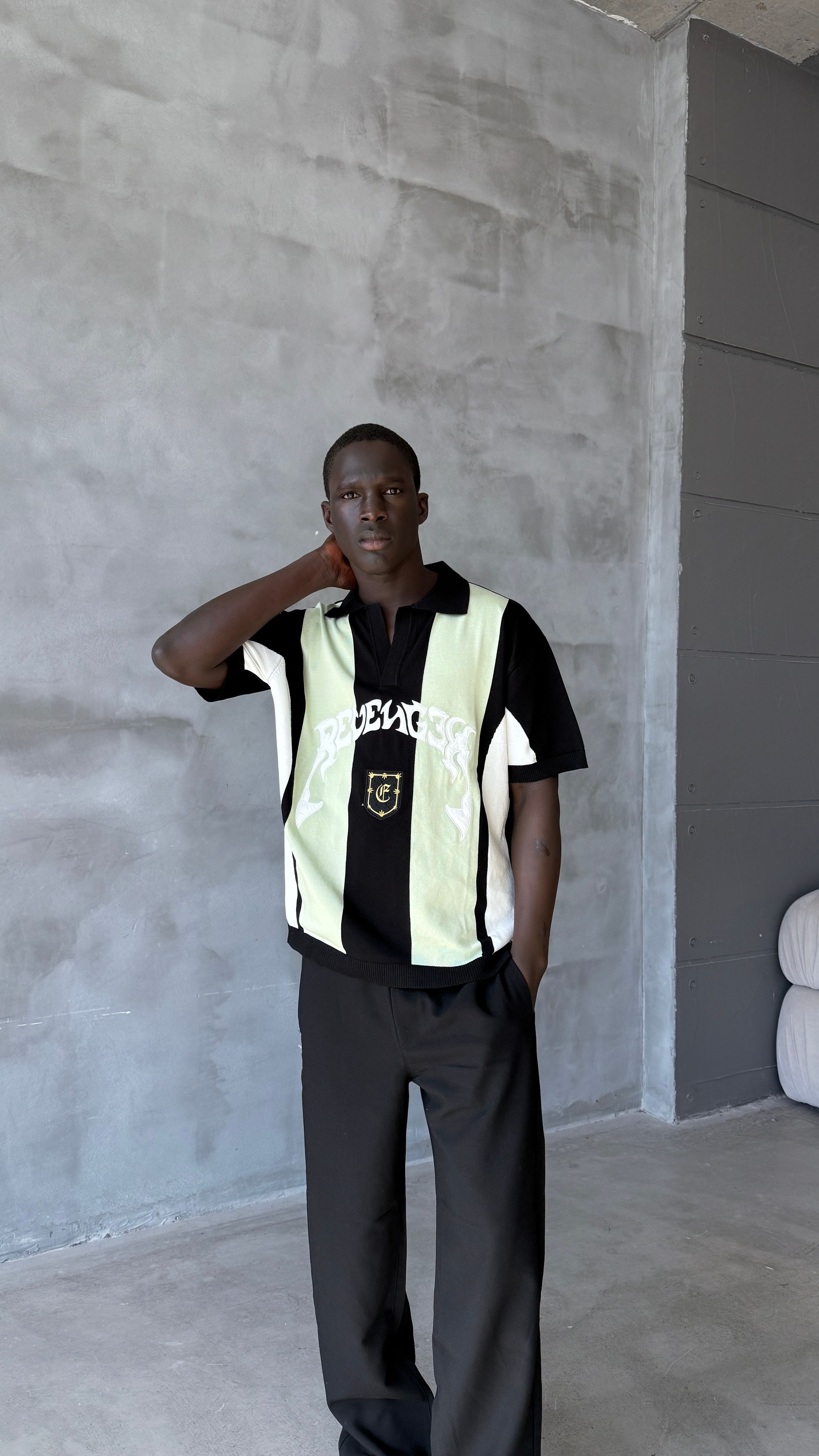 Revenger Premium Boxy Fit Polo Yaka Triko Tişört
