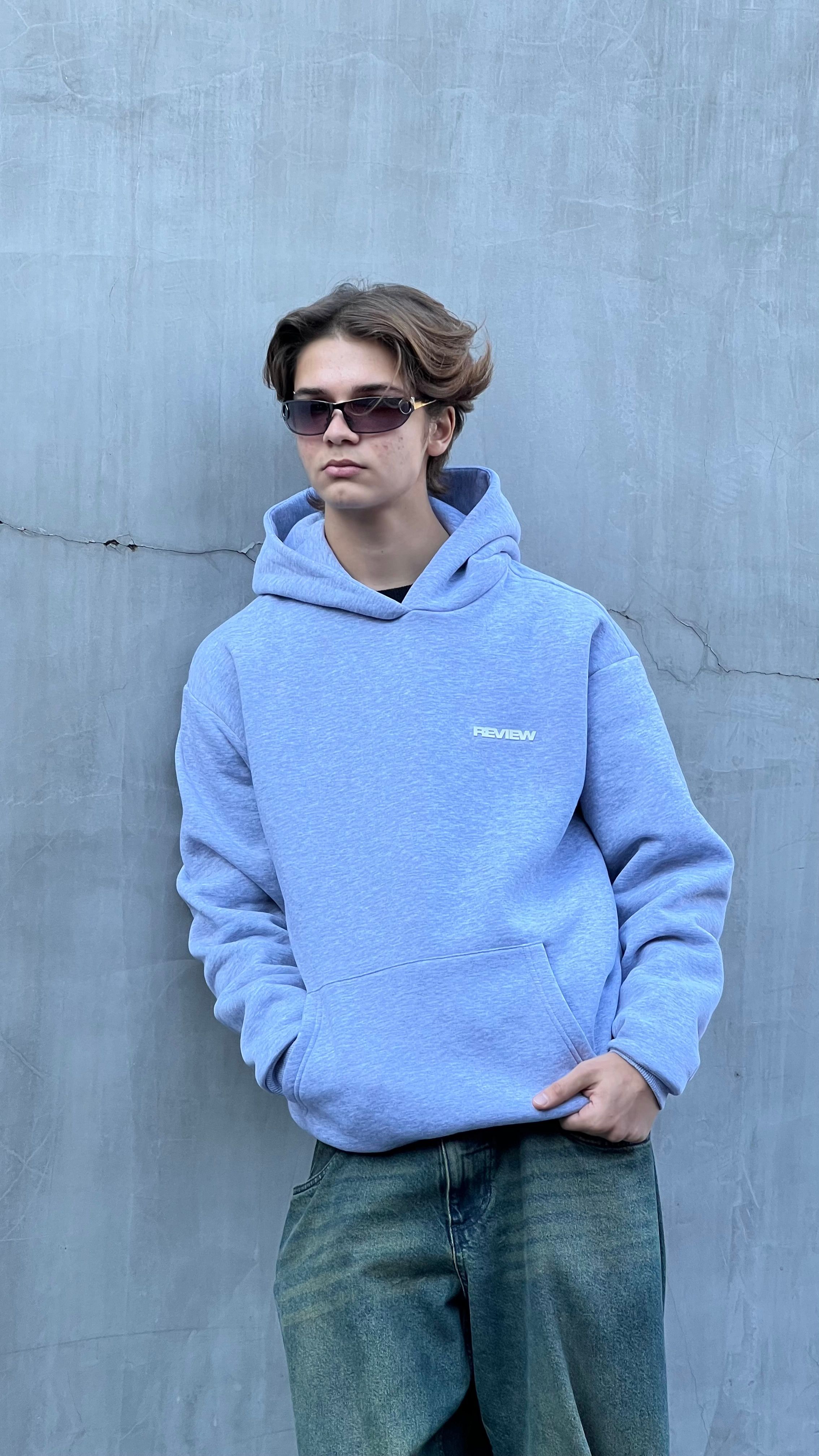 RW Grey Premium Oversize Hoodie 