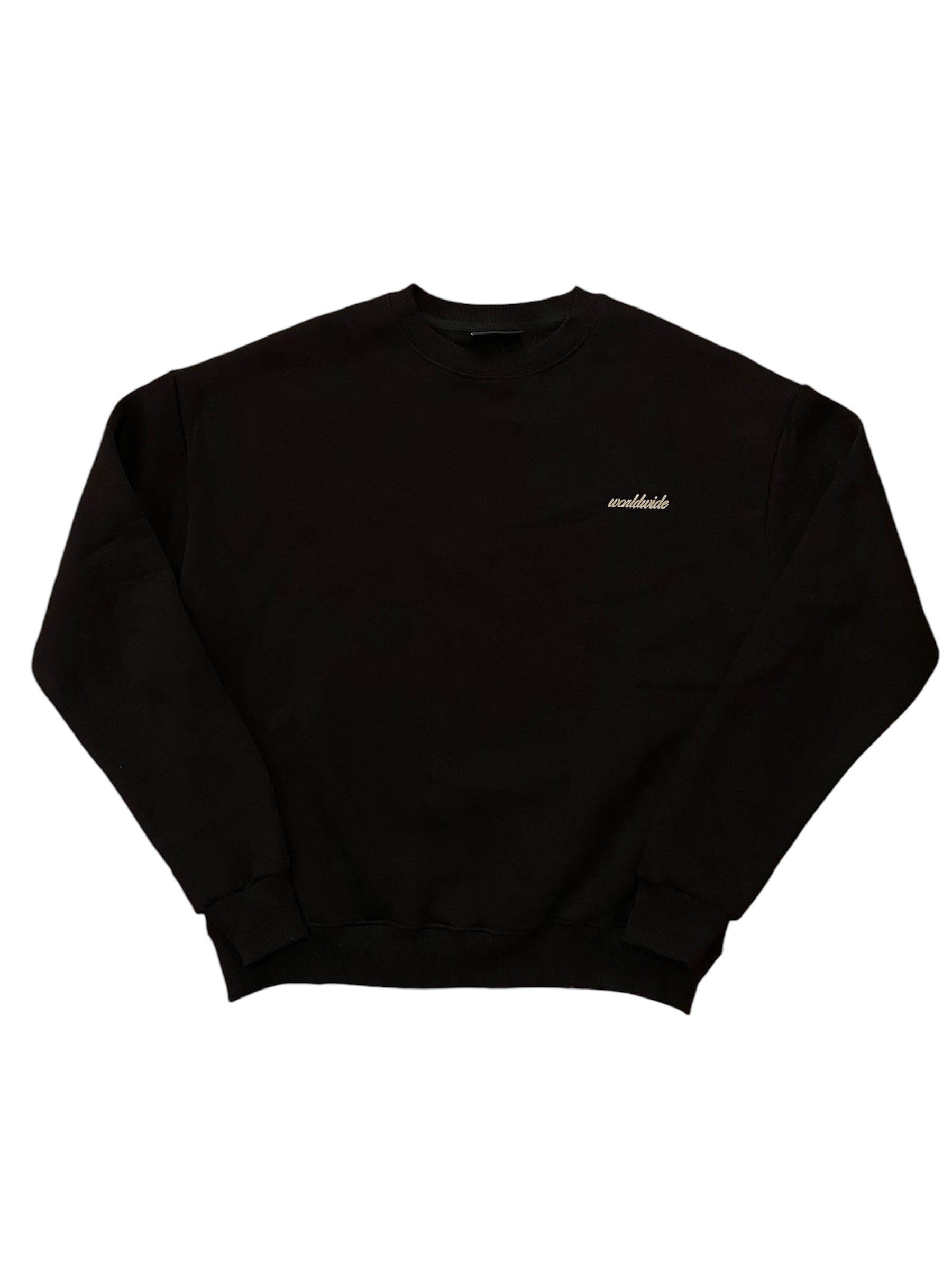 Cold Stars Siyah Oversize Sweatshirt 