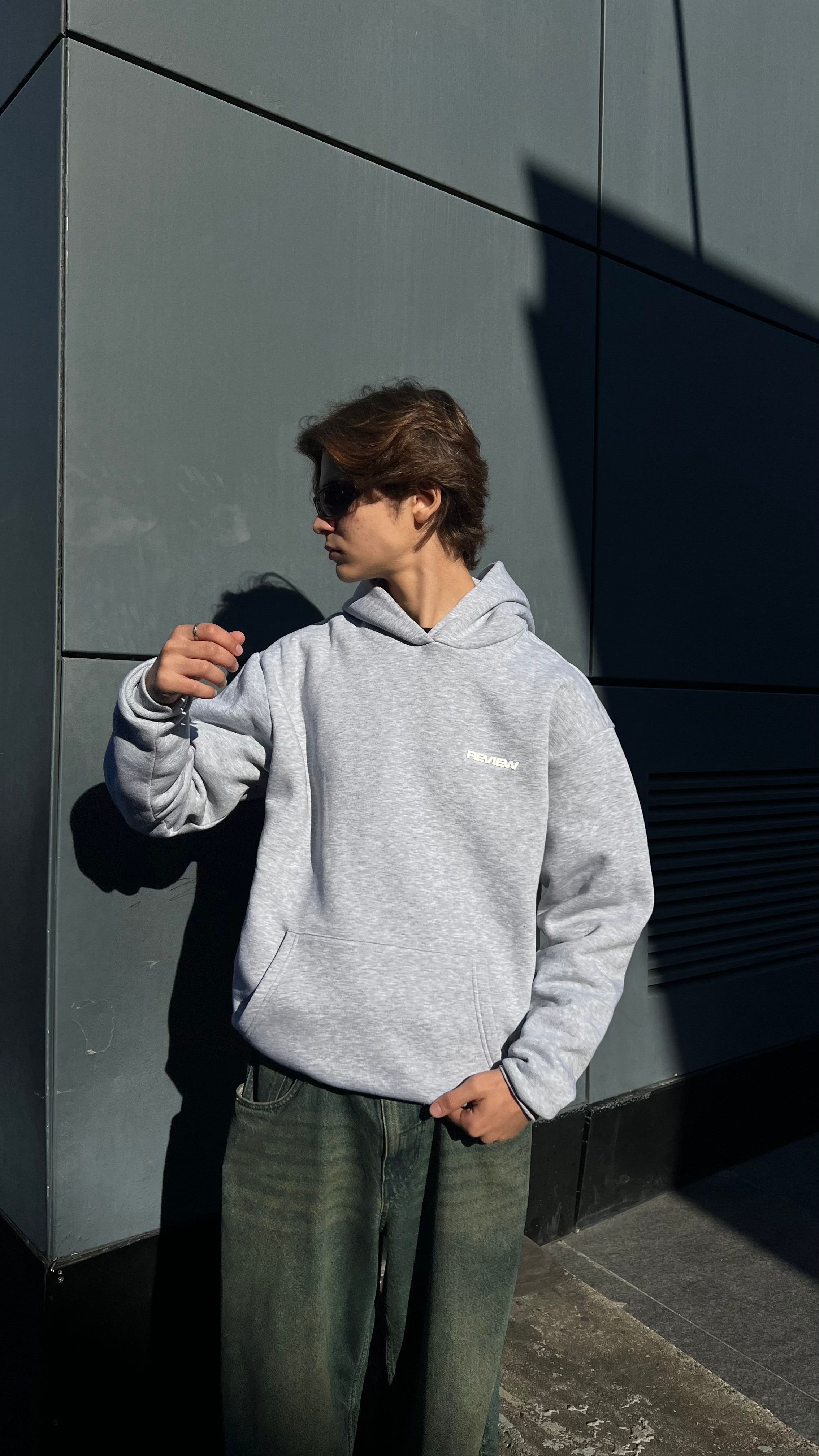 RW Grey Premium Oversize Hoodie 