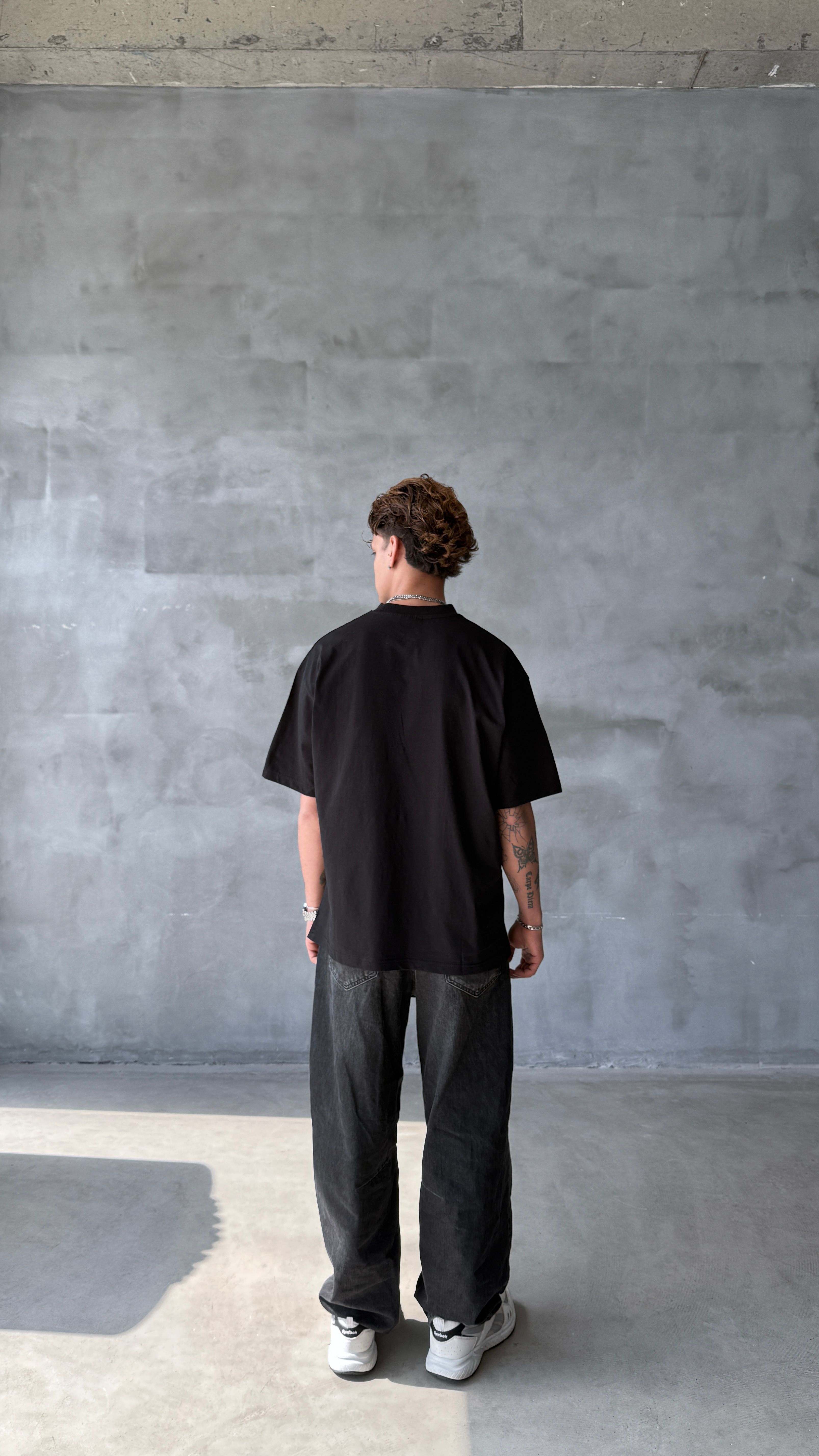 Black Souls Oversize Tişört 