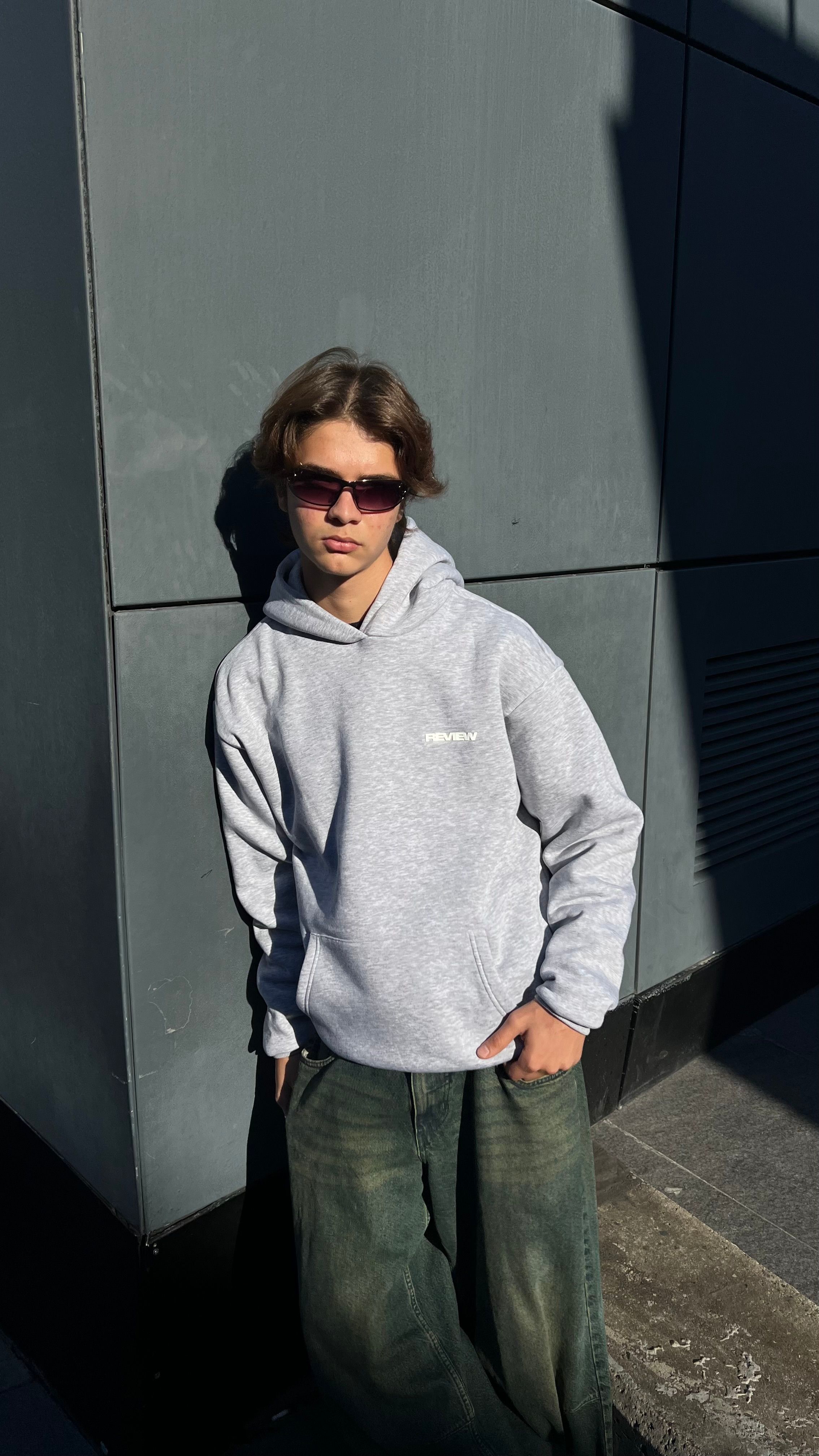 RW Grey Premium Oversize Hoodie 