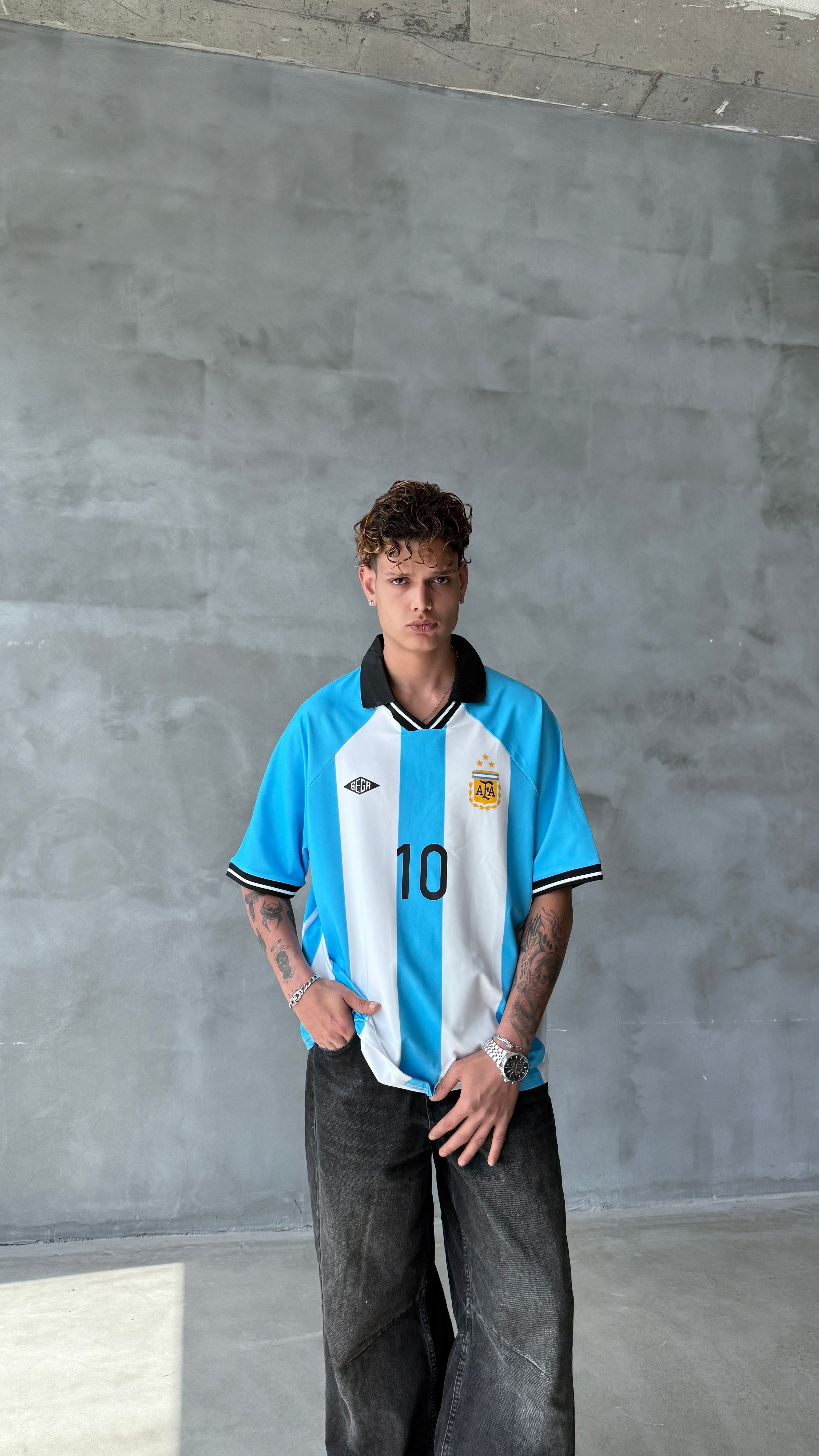 Argentina Boxy Fit Oversize Polo Yaka Forma