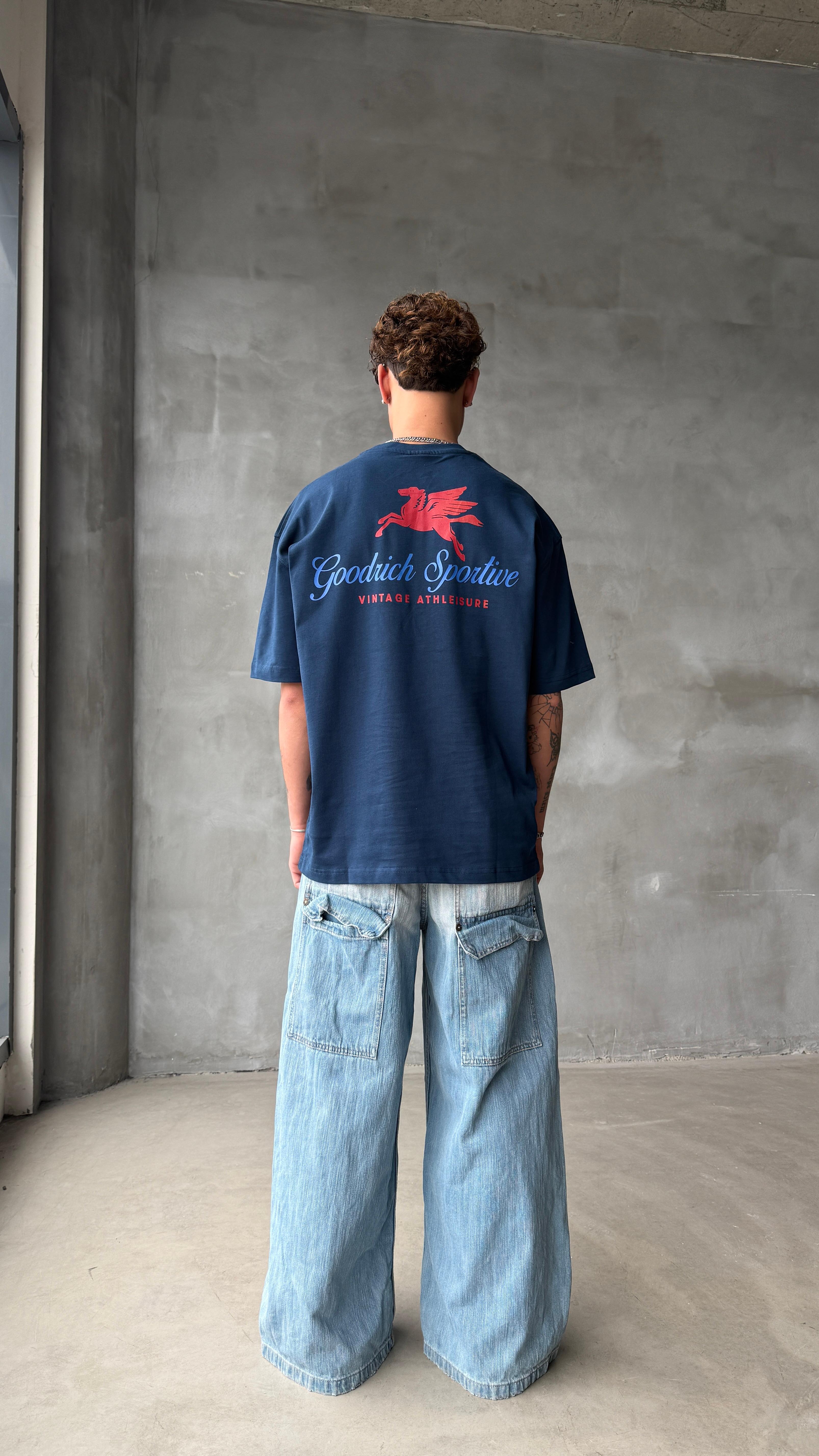 Goodrich Lacivert Oversize Tişört 