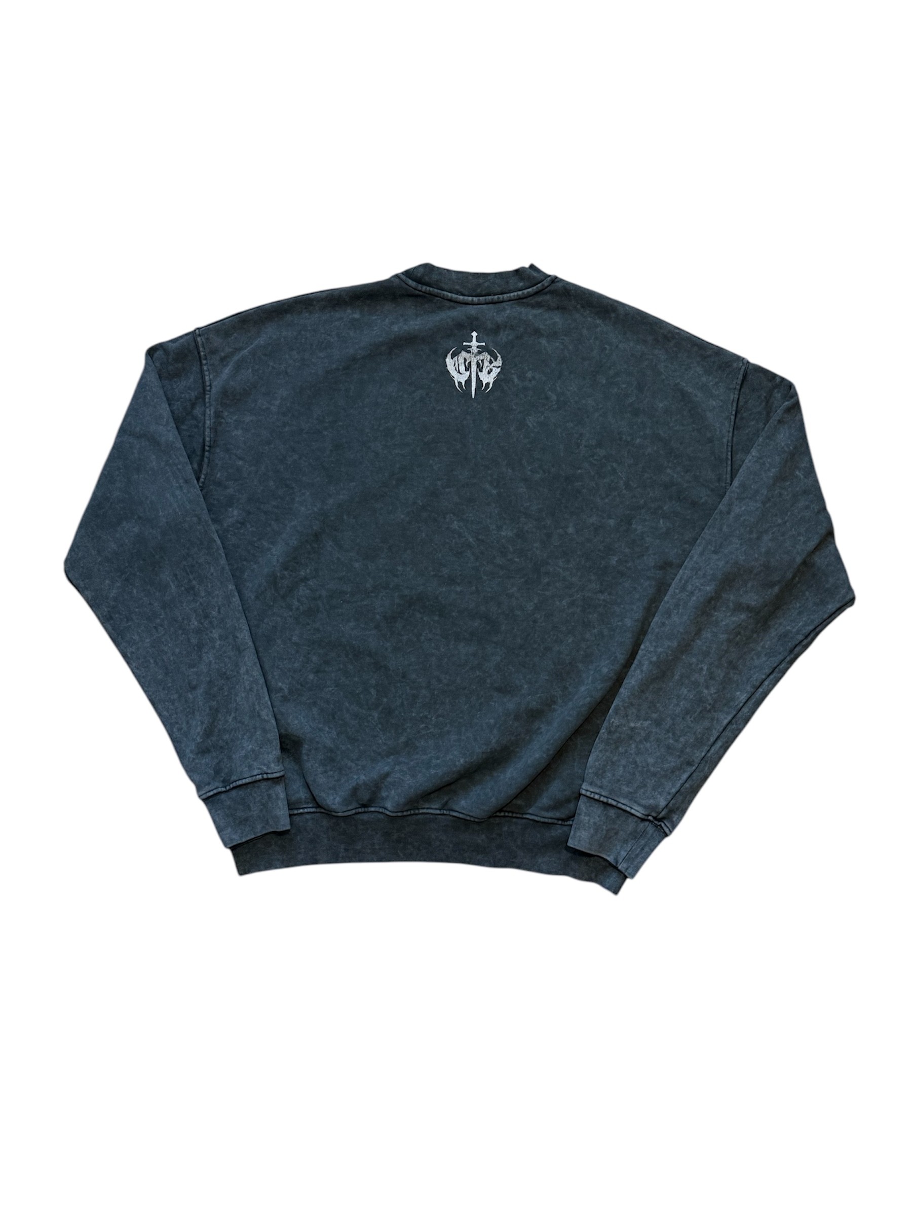 Blood Asit Yıkamalı Premium Oversize Sweatshirt 
