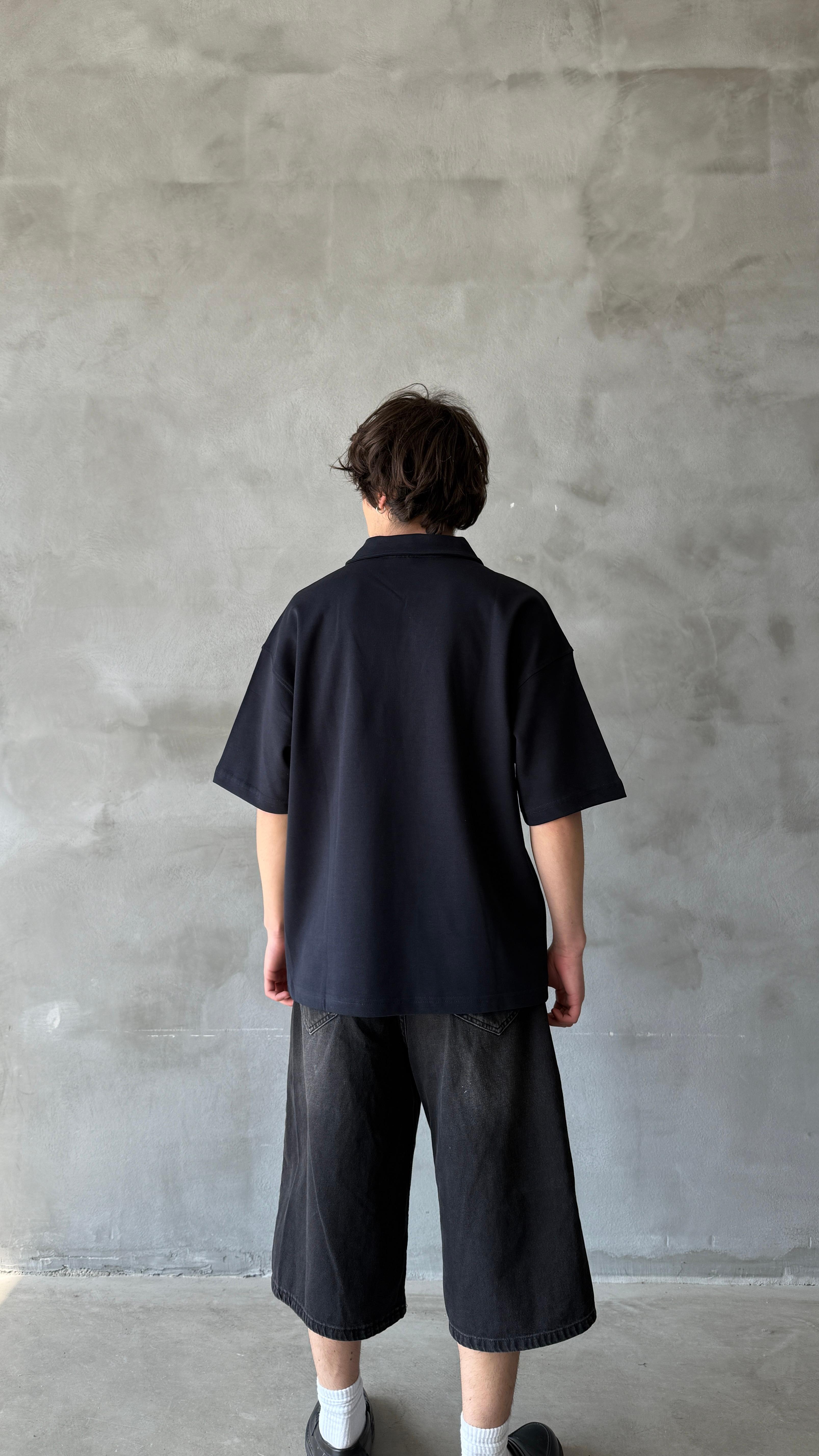 İndigo Quite Palace Polo Yaka Oversize Tişört 