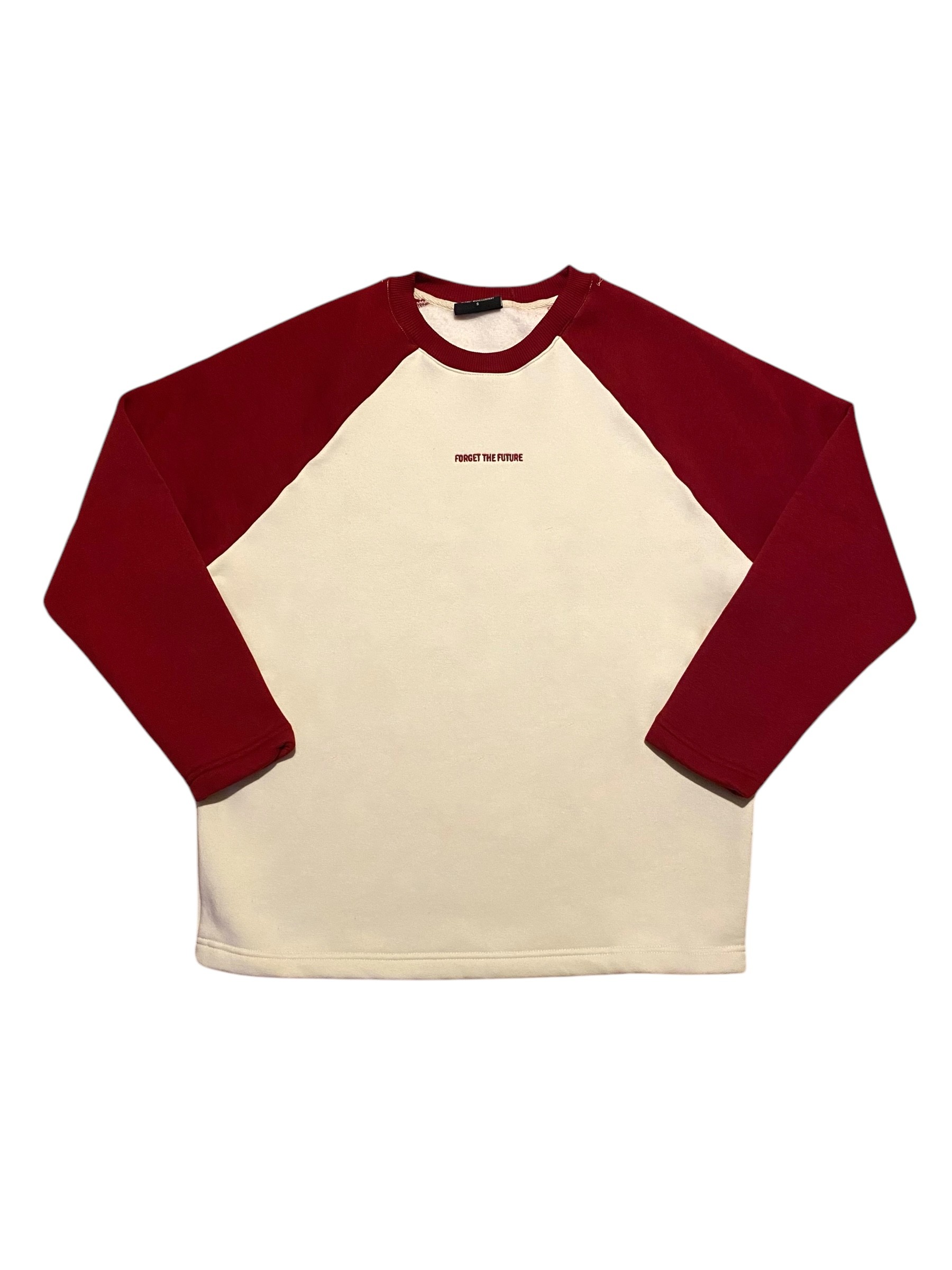 Kırmızı Reglan Kol Oversize Sweatshirt 