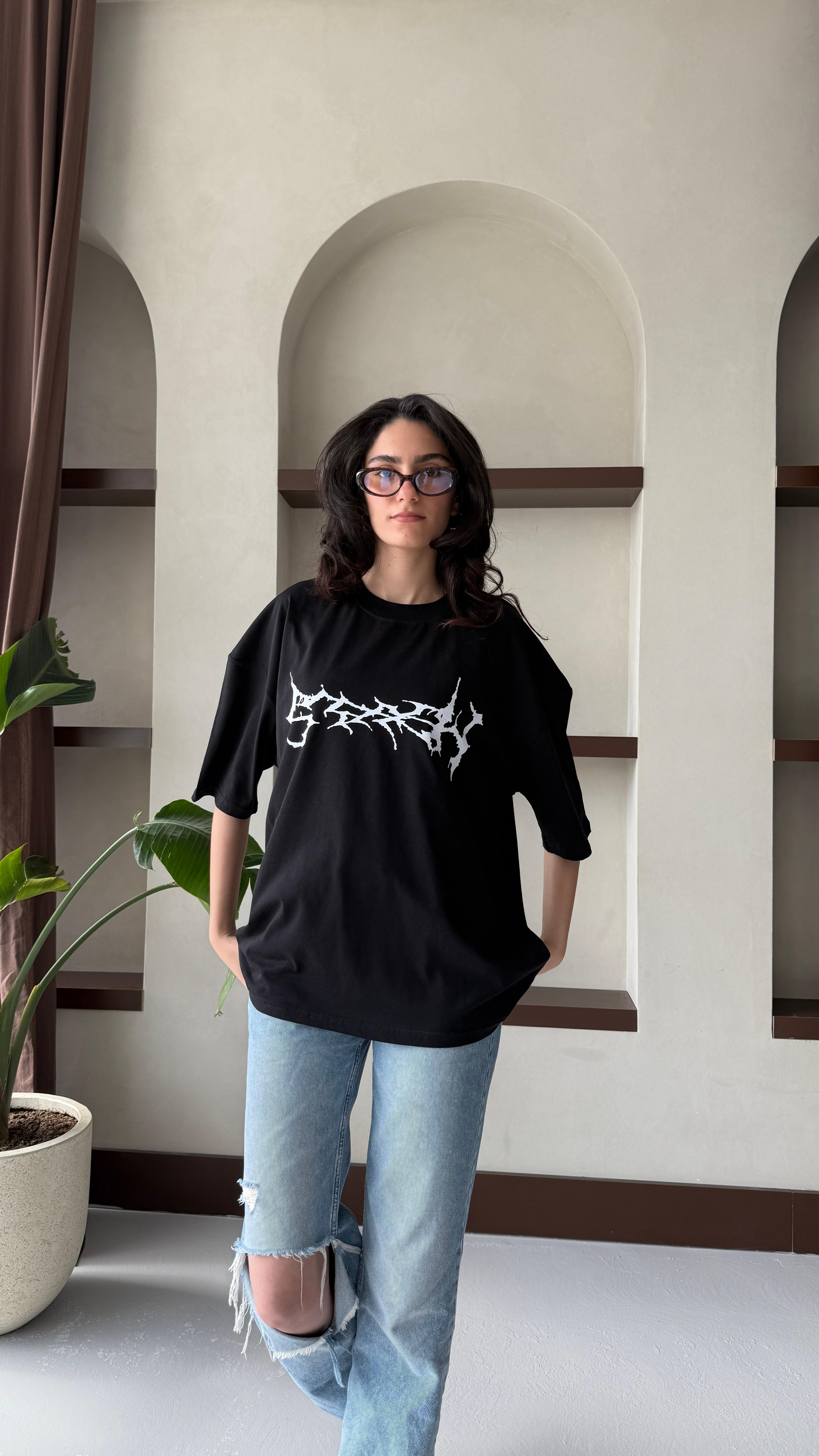 Black Secret Oversize Tişört 