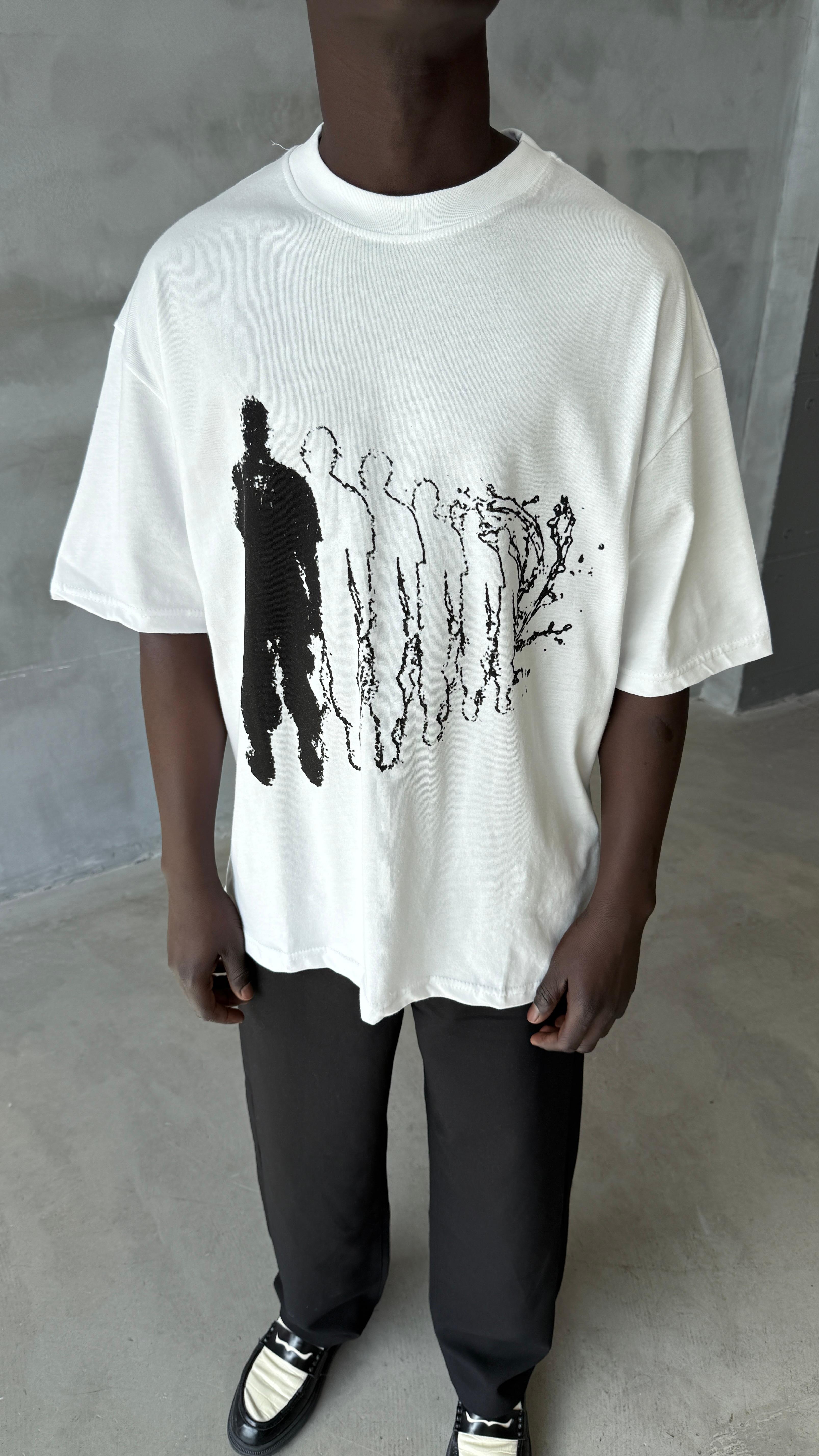 White Souls Oversize Tişört 