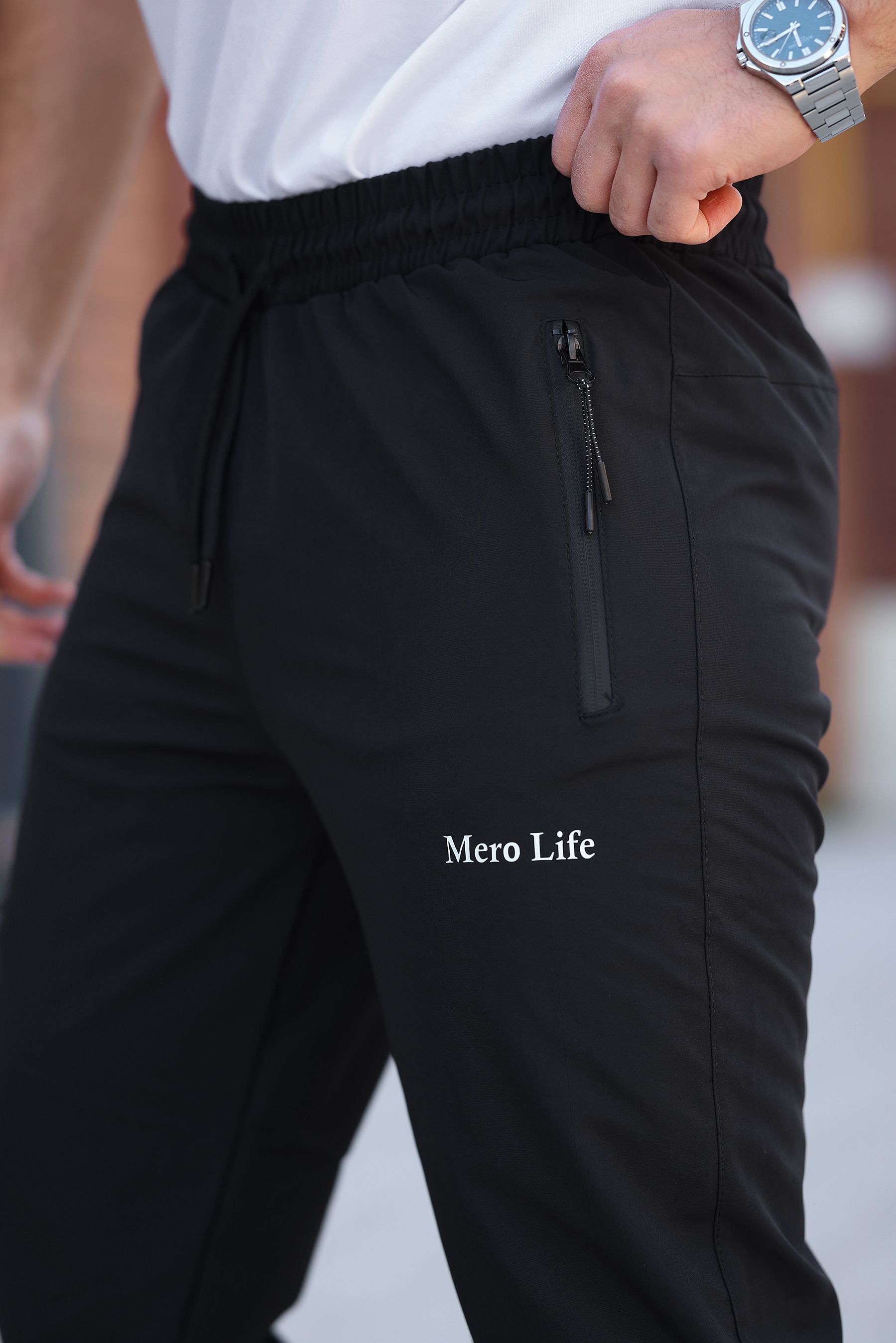 Mero Life Erkek Eşofman Altı Kaliteli Paraşüt Kumaş
