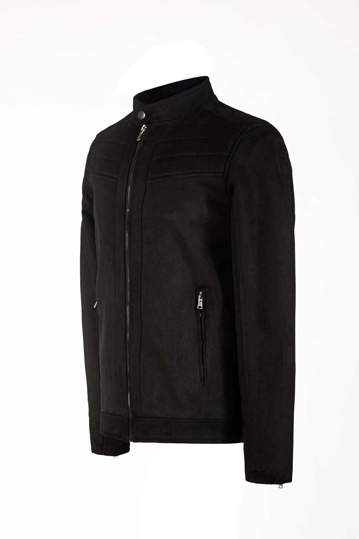 Erkek Yeni Sezon Dar Kesim Süet Ceket & Mont