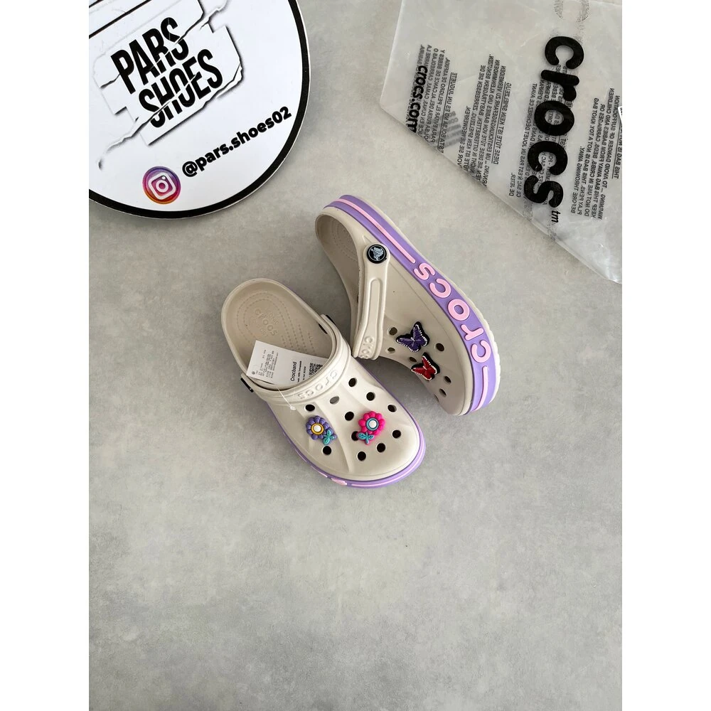 Crocs Bayaband Clog Bej & Lila