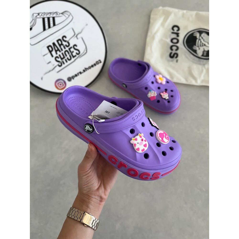 Crocs Bayaband Clog Mor & Pembe