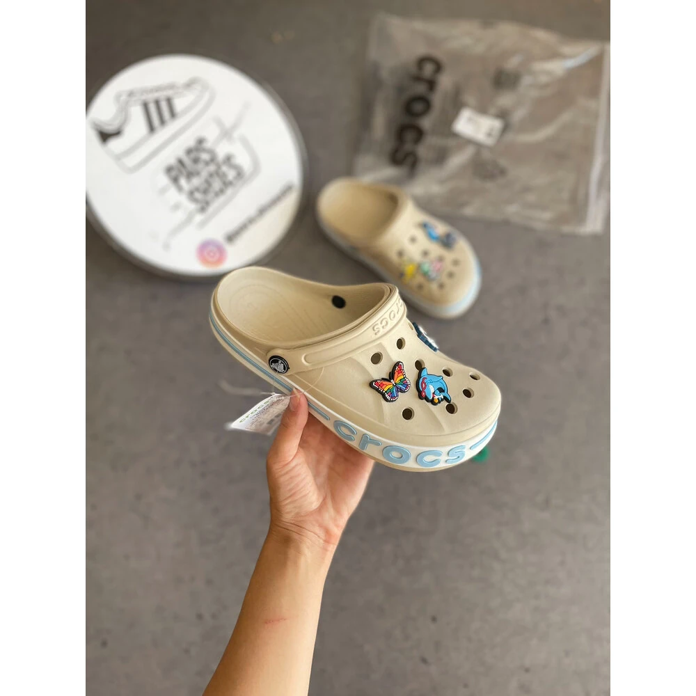 Crocs Bayaband Clog Krem & Mavi