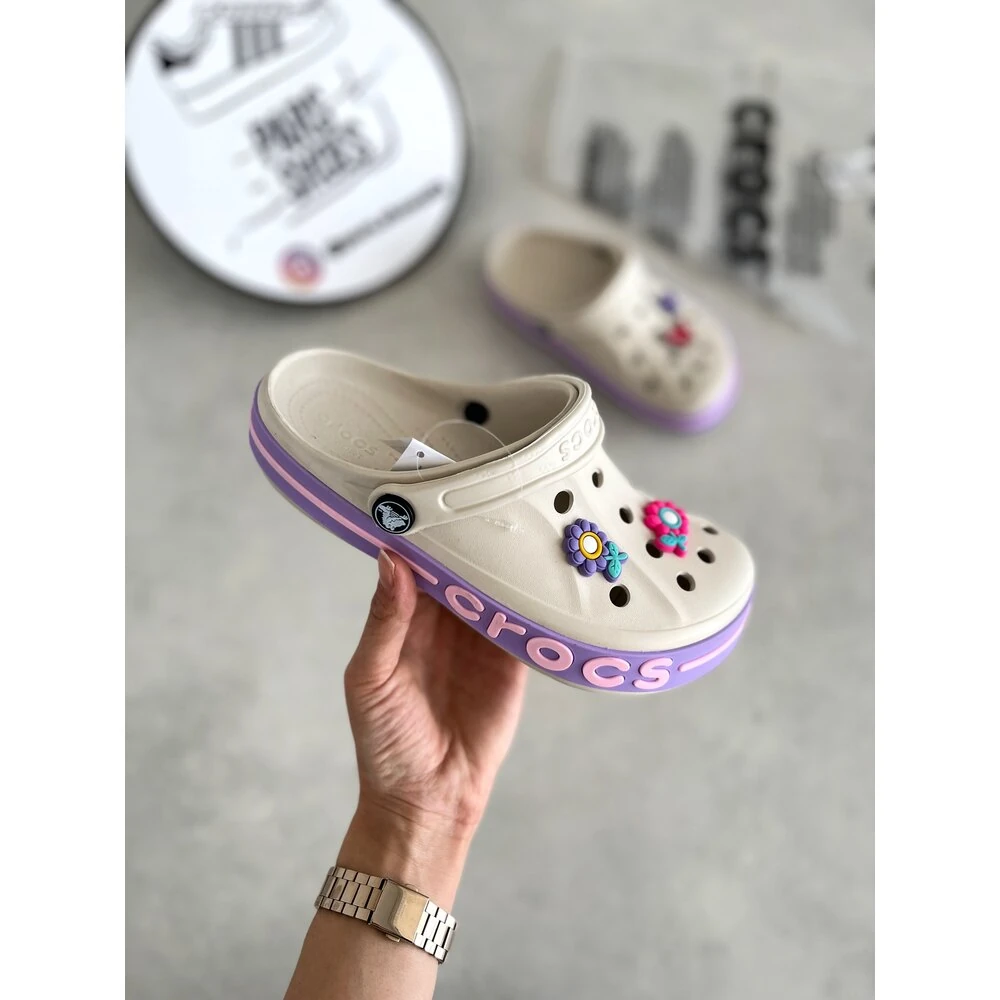 Crocs Bayaband Clog Bej & Lila