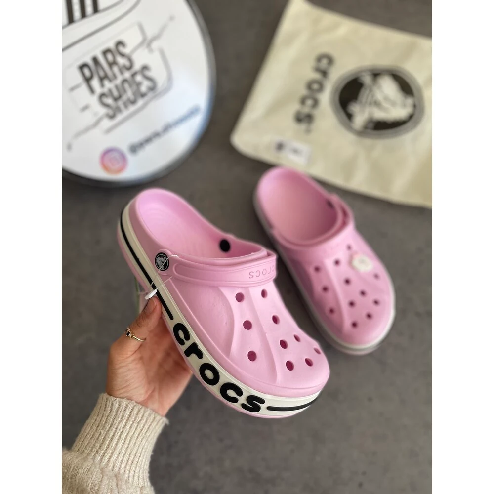 Crocs Bayaband Clog Pembe & Siyah