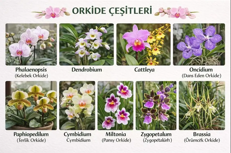 Orkide Çeşitleri&nbsp;