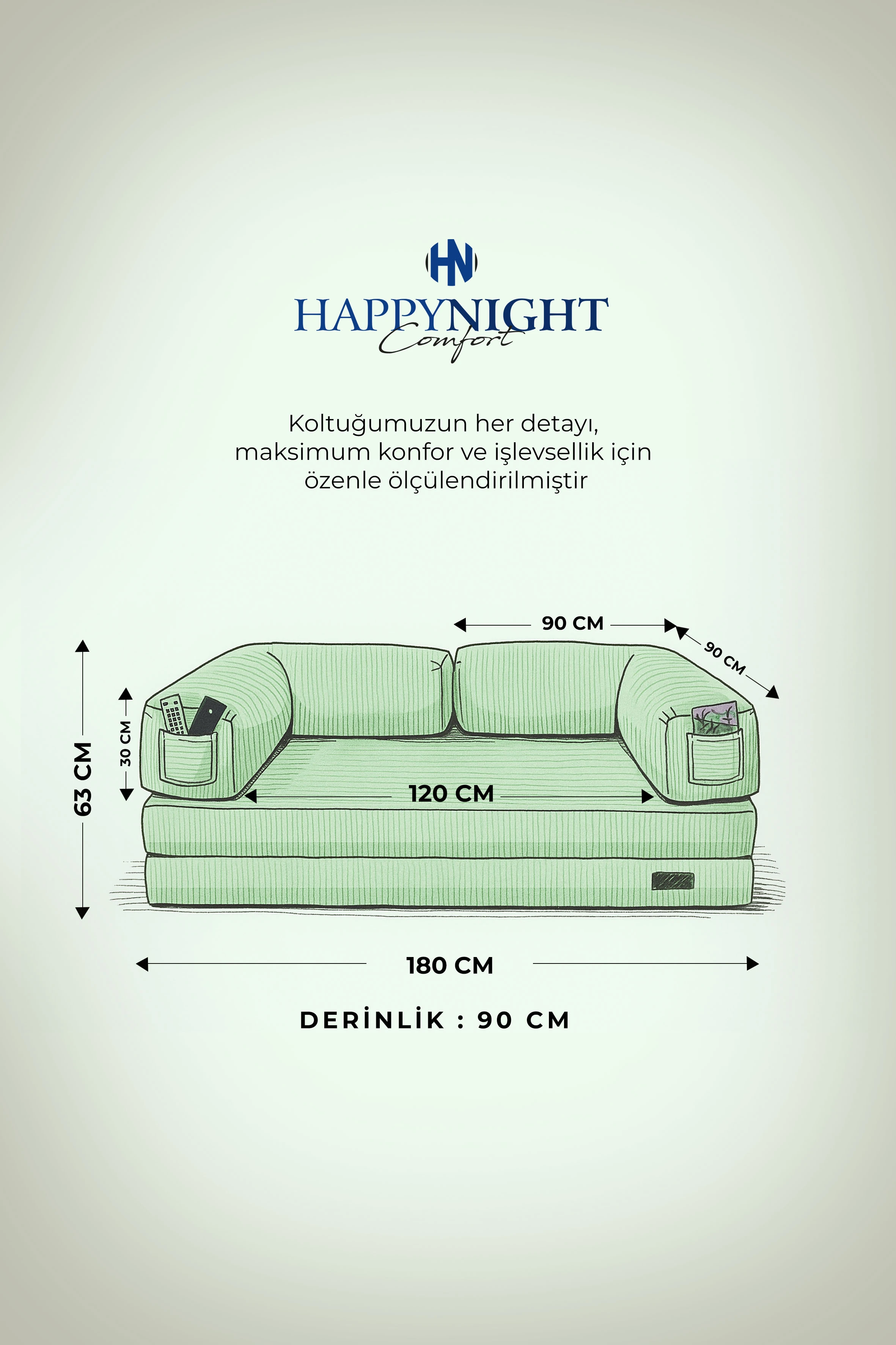 HAPPYNIGHT Sofya Aktivite Koltuğu | Oyun Koltuğu | Sünger Koltuk | Sinema Koltuğu