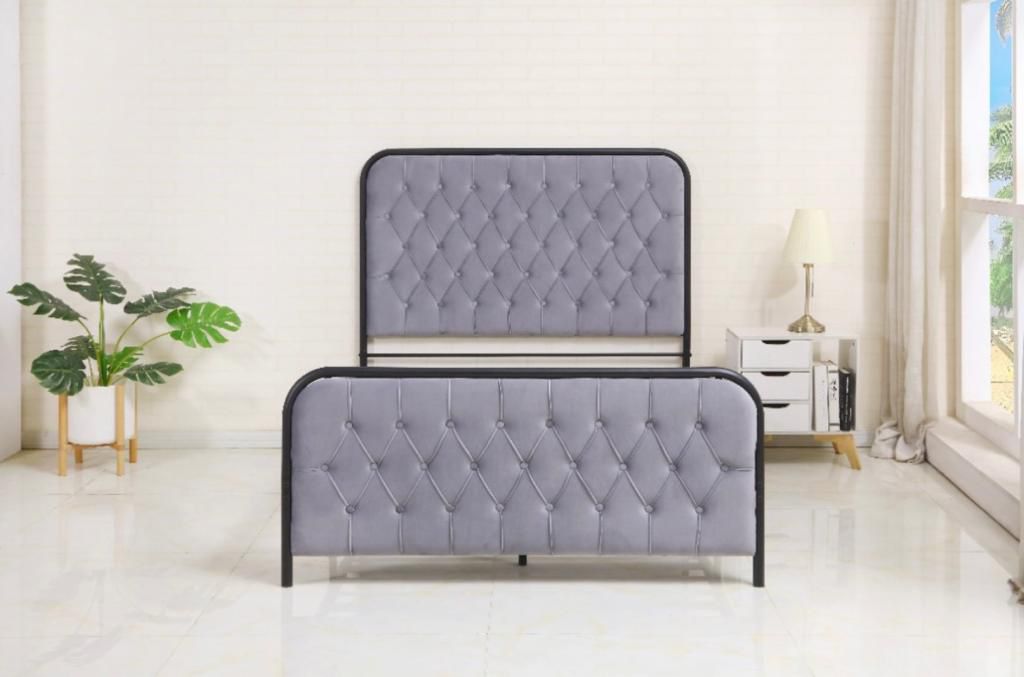 SPACE Çift Başlıklı Metal Karyola 140X190 Luxury
