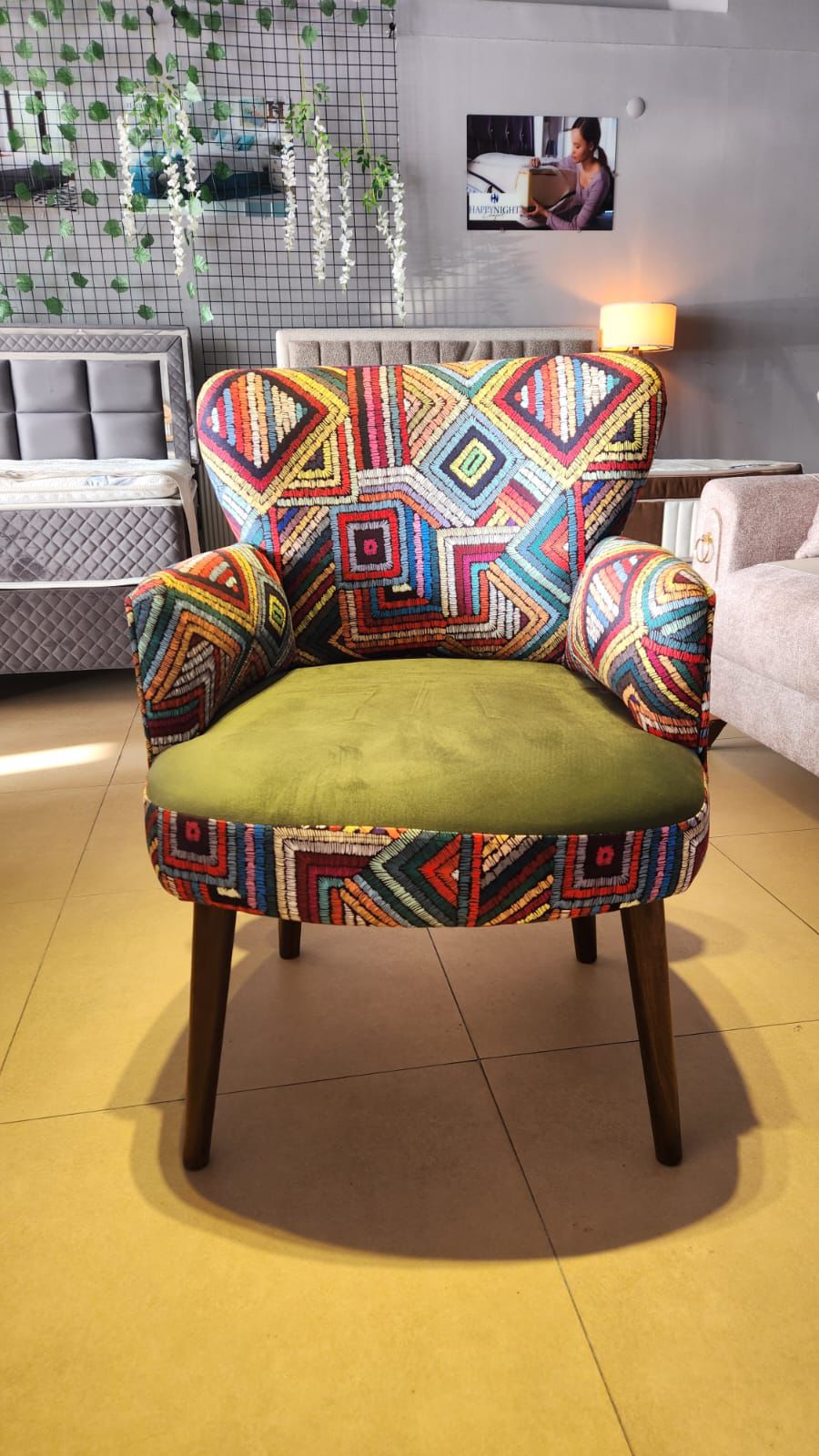 DESENLİ KOLTUK & PUF TAKIM 