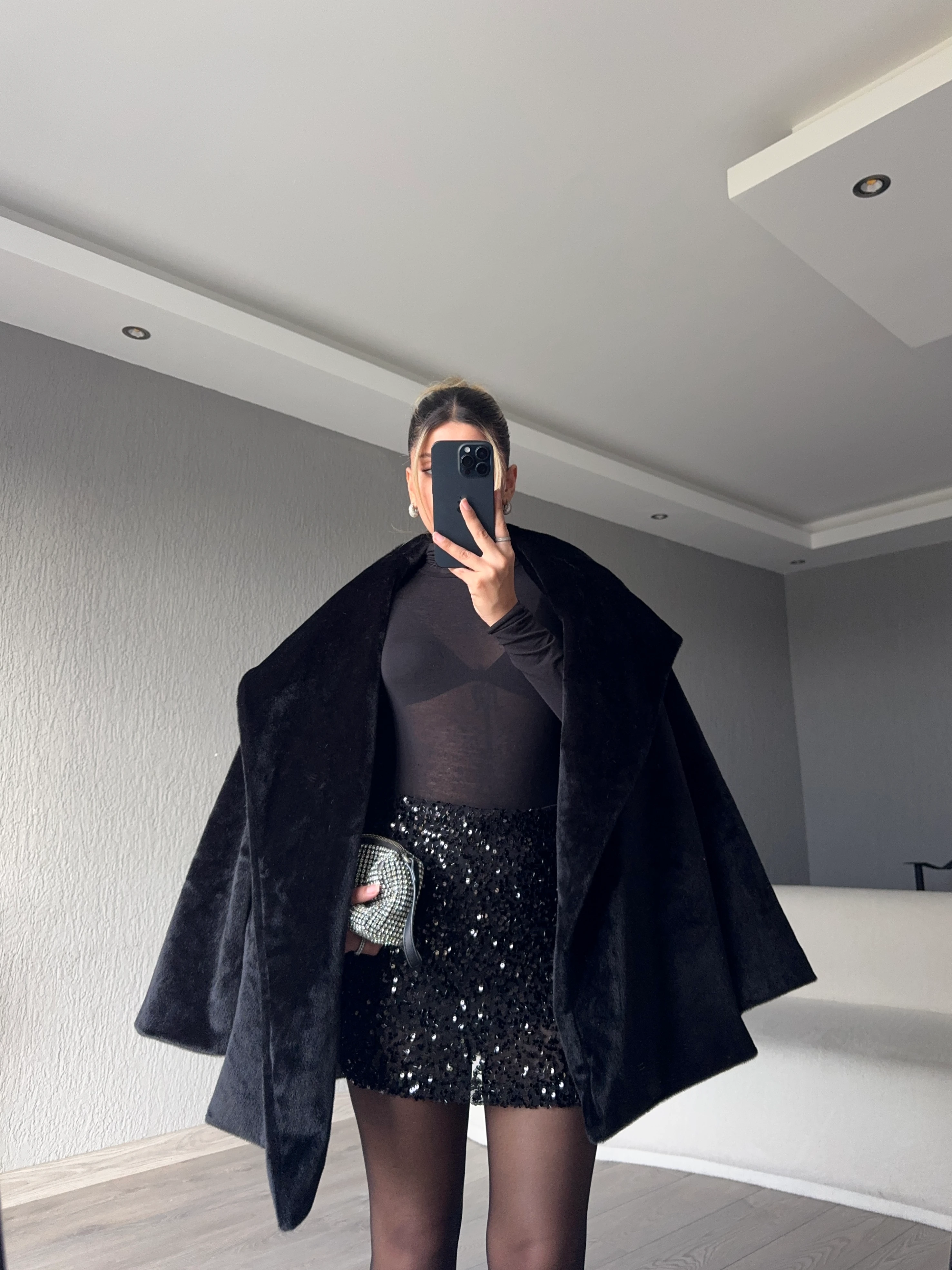 PAYETLİ MİNİ ETEK