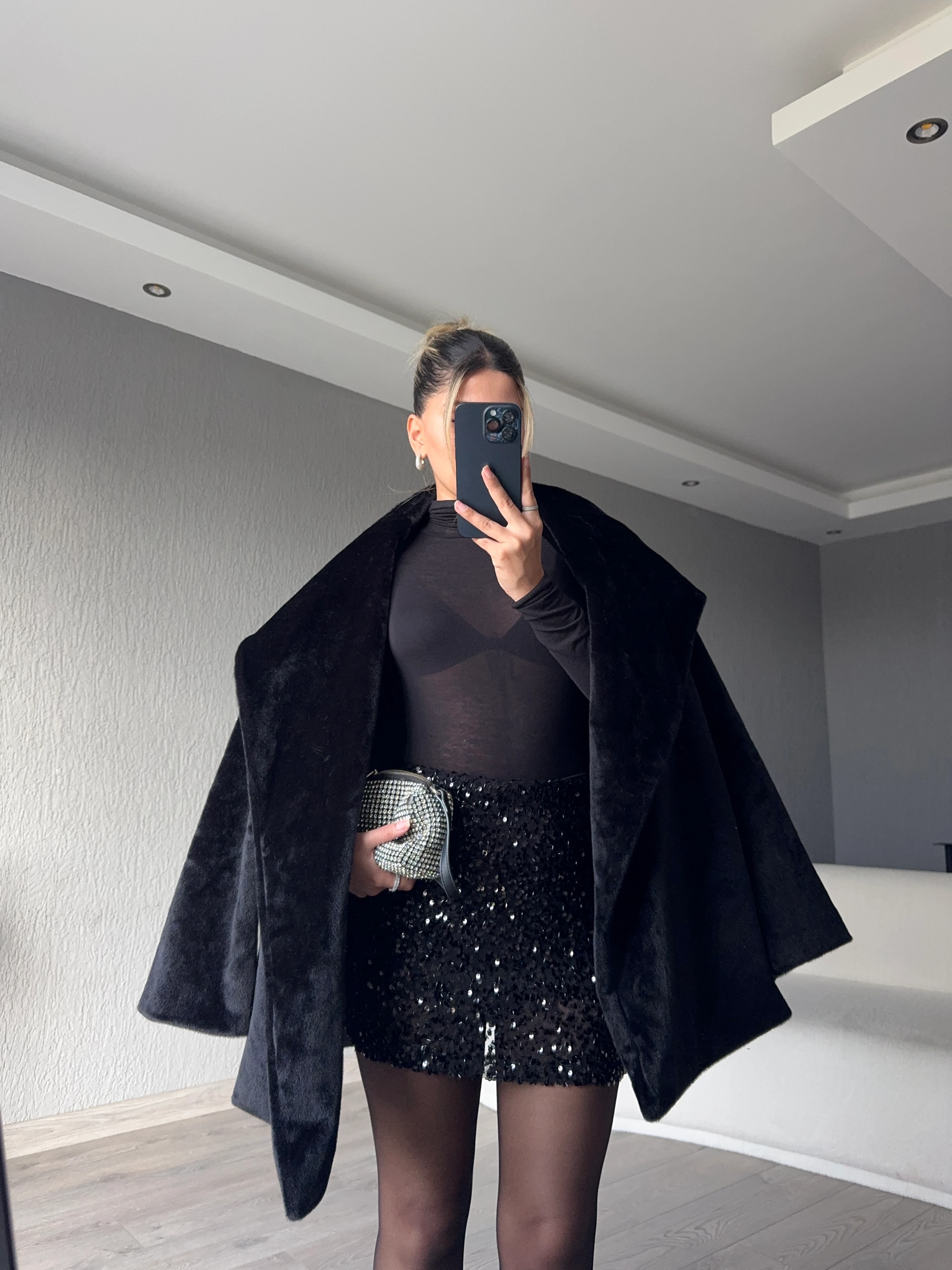 PAYETLİ MİNİ ETEK