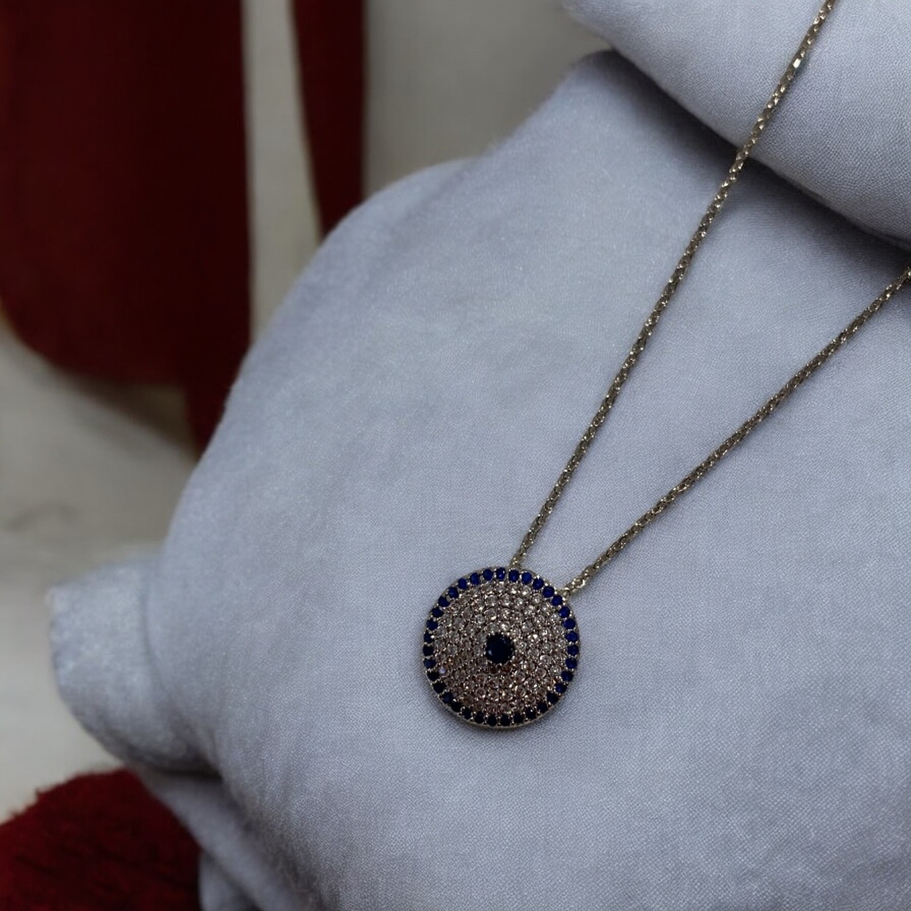 Safir Aura Kolye